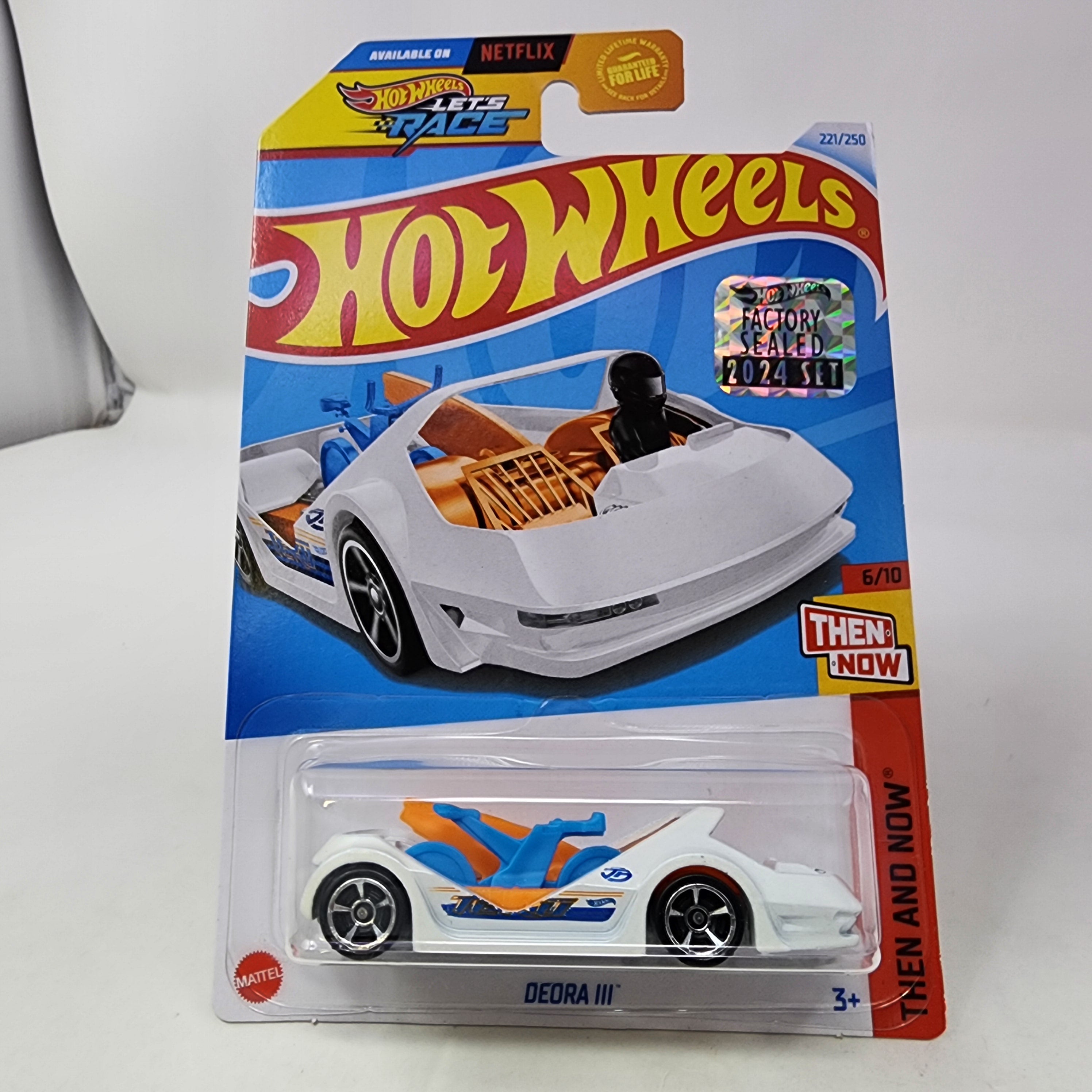 Deora III #221 * White * 2024 Hot Wheels Basic w/ Factory Holo、mySite、hgirdovlk