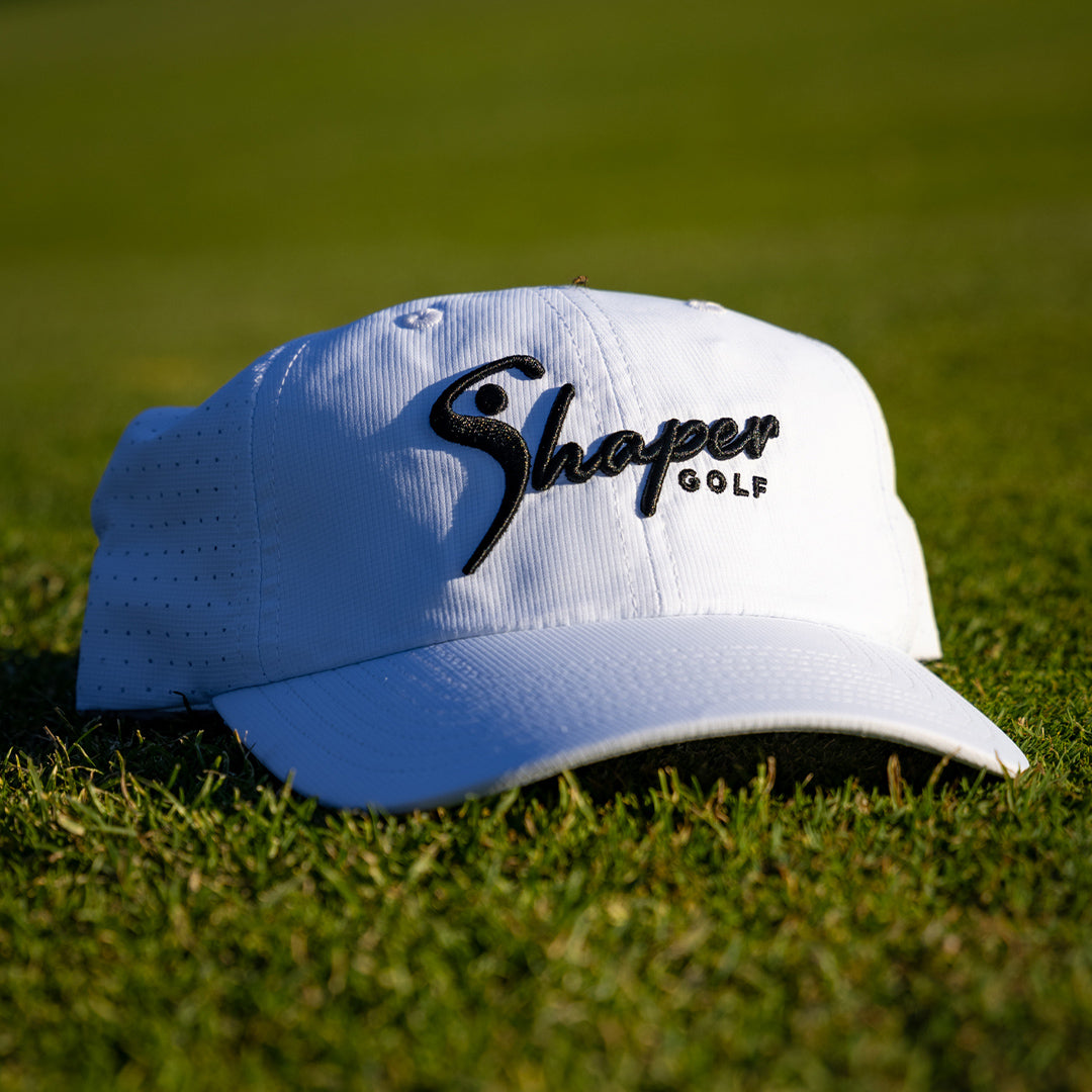 Shaper Golf Relaxed Dad Hat - White/Black、mySite、i-lightchina