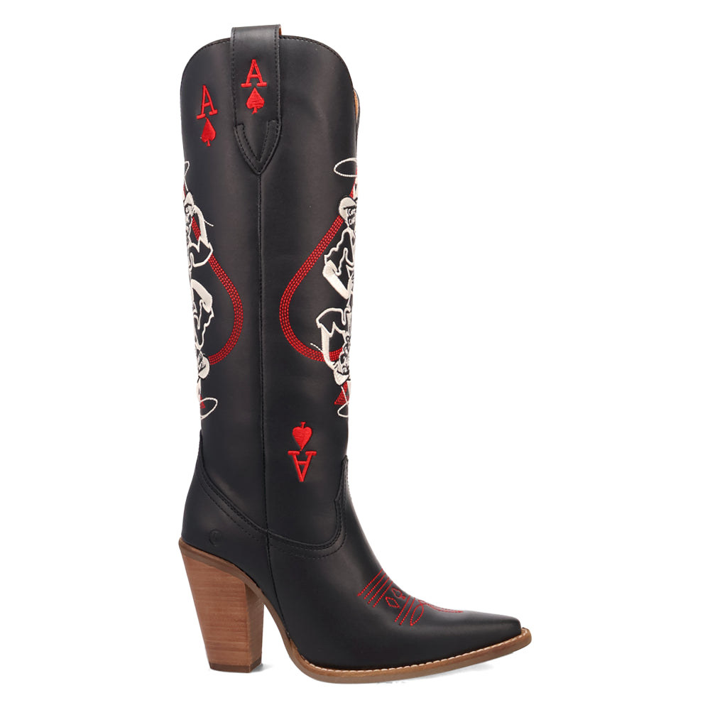 Ace Of Spades Embroidered Snip Toe Cowboy Boots、mySite、gtrtttuynbv