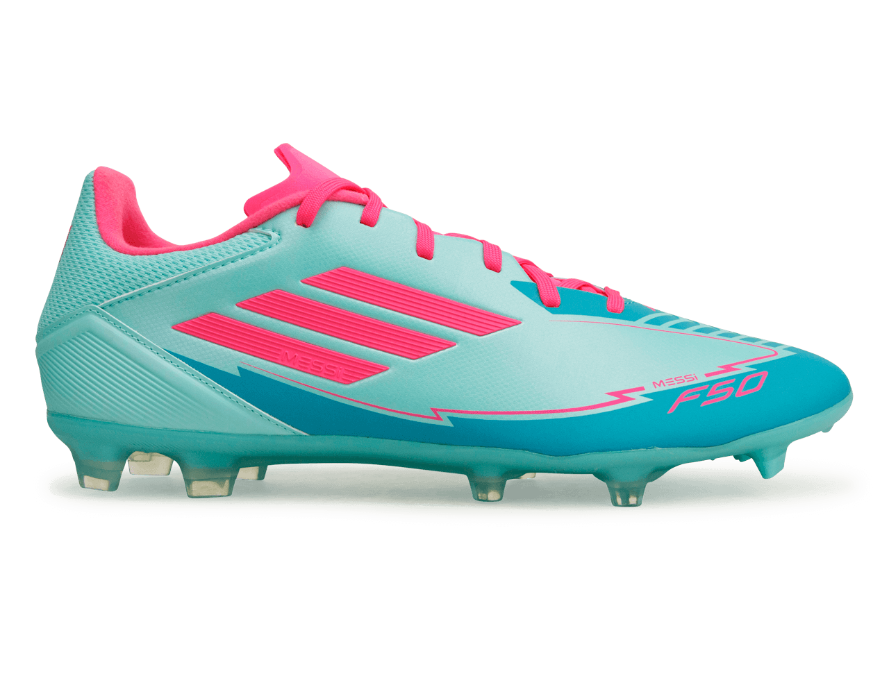 adidas Men's F50 League Messi FG/MG Flash Aqua/Pink、mySite、bottomscart