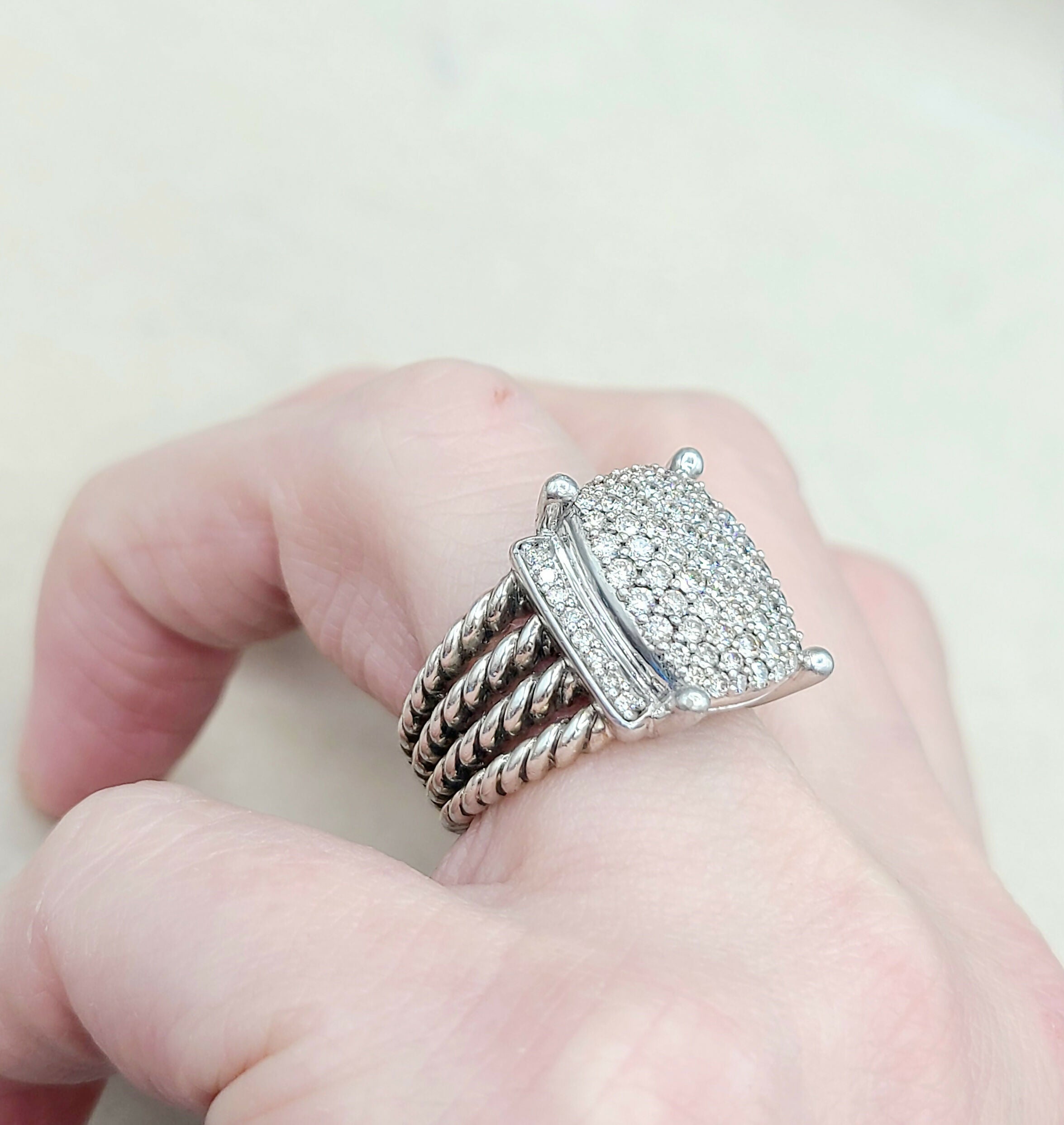 David Yurman Wheaton Ring 16x12 Pav茅 Diamonds、mySite、hinf8tx79