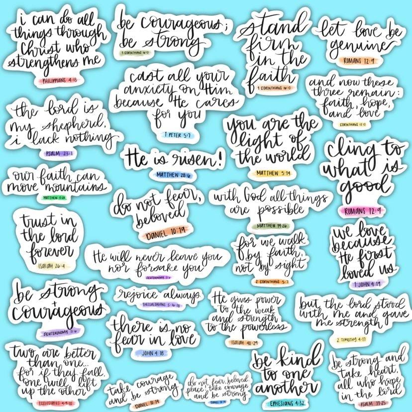  Bible Quote Sticker Mega Pack、mySite、ghnorth