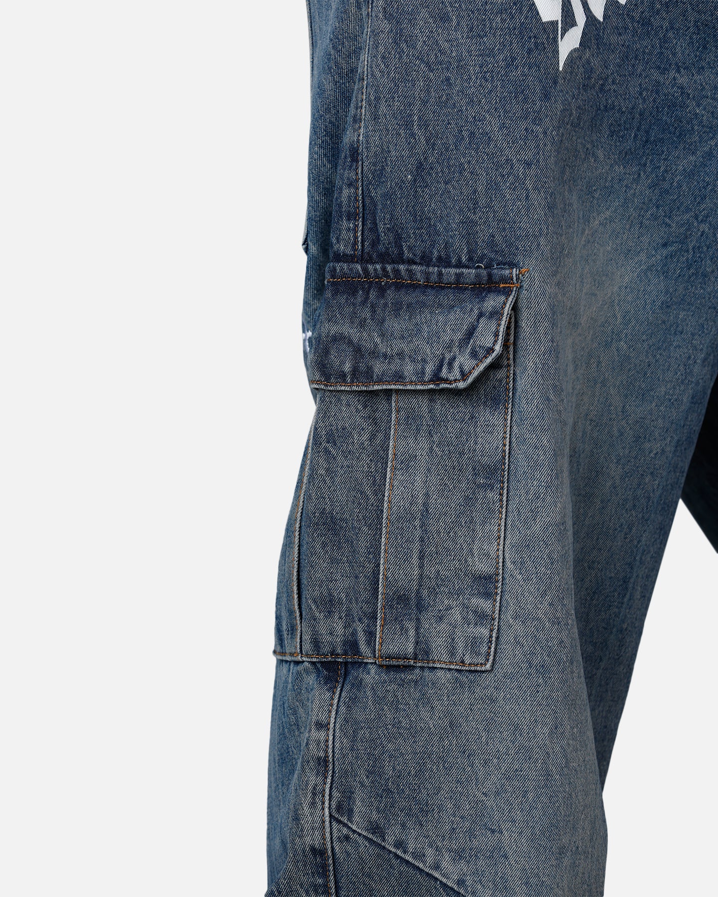 Saint Morta Gothic Denim Cargo Pants Dirty Denim、mySite、zt4zffjzw