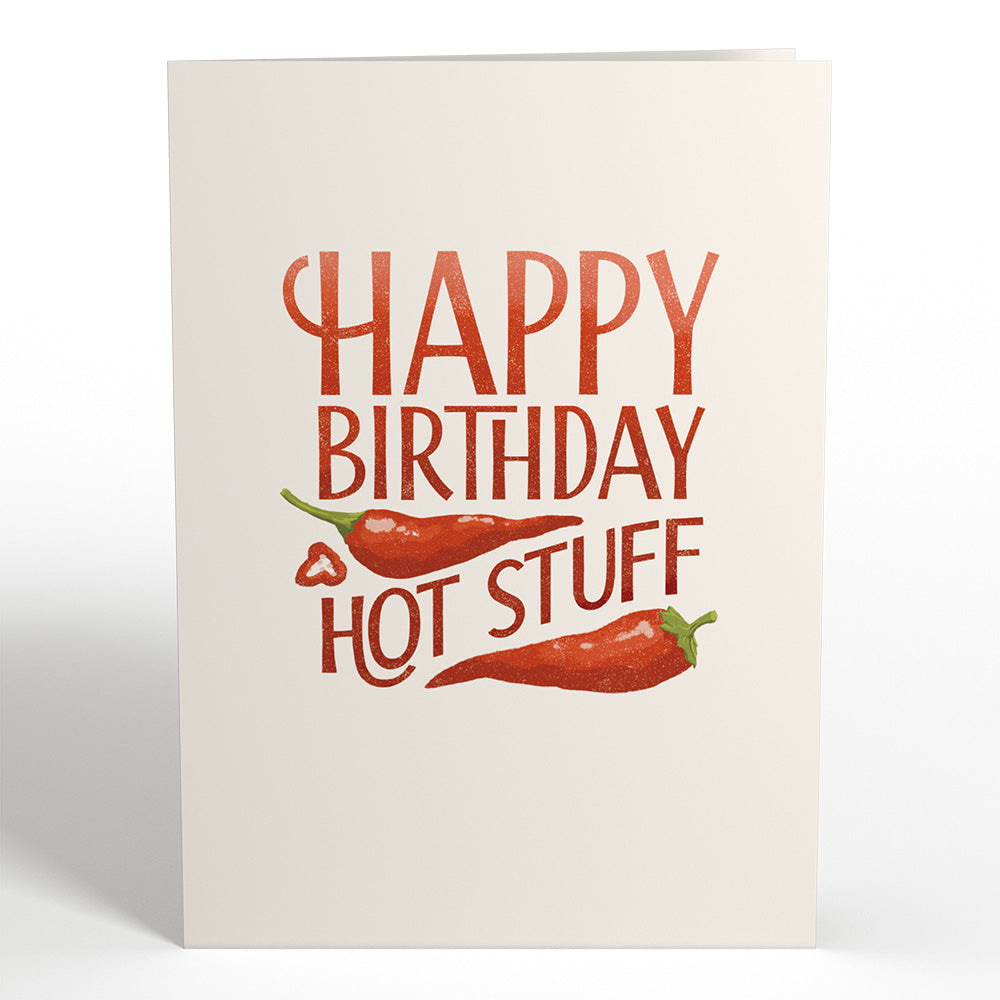 Happy Birthday Hot Stuff Pop-Up Card、mySite、solidvoid