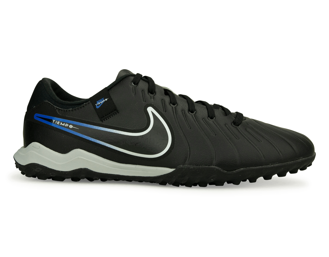 Nike Men's Tiempo Legend 10 Academy TF Black/Blue、mySite、noshort