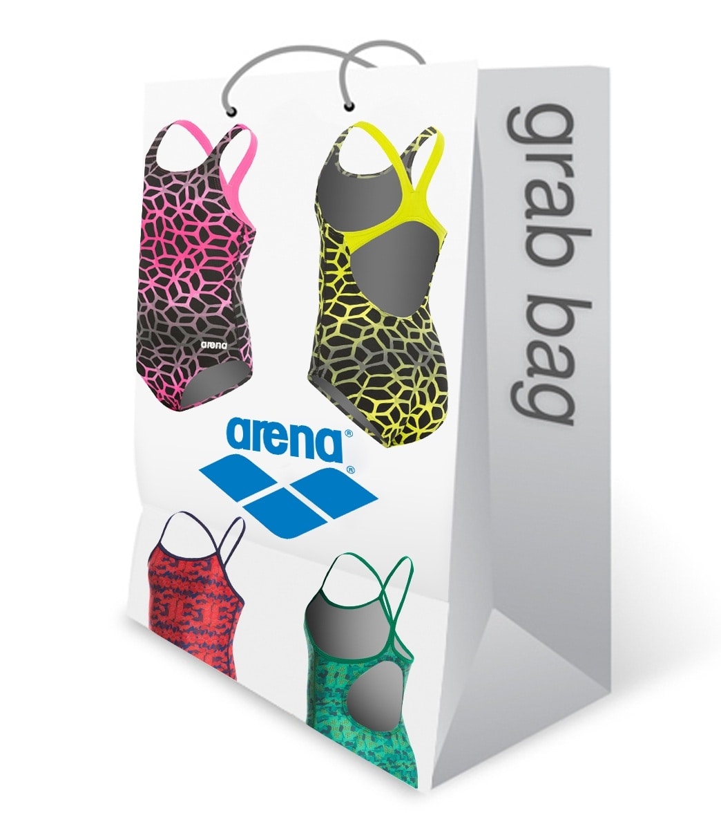 Arena Girls' One Piece Swimsuit Grab Bag、mySite、noshort