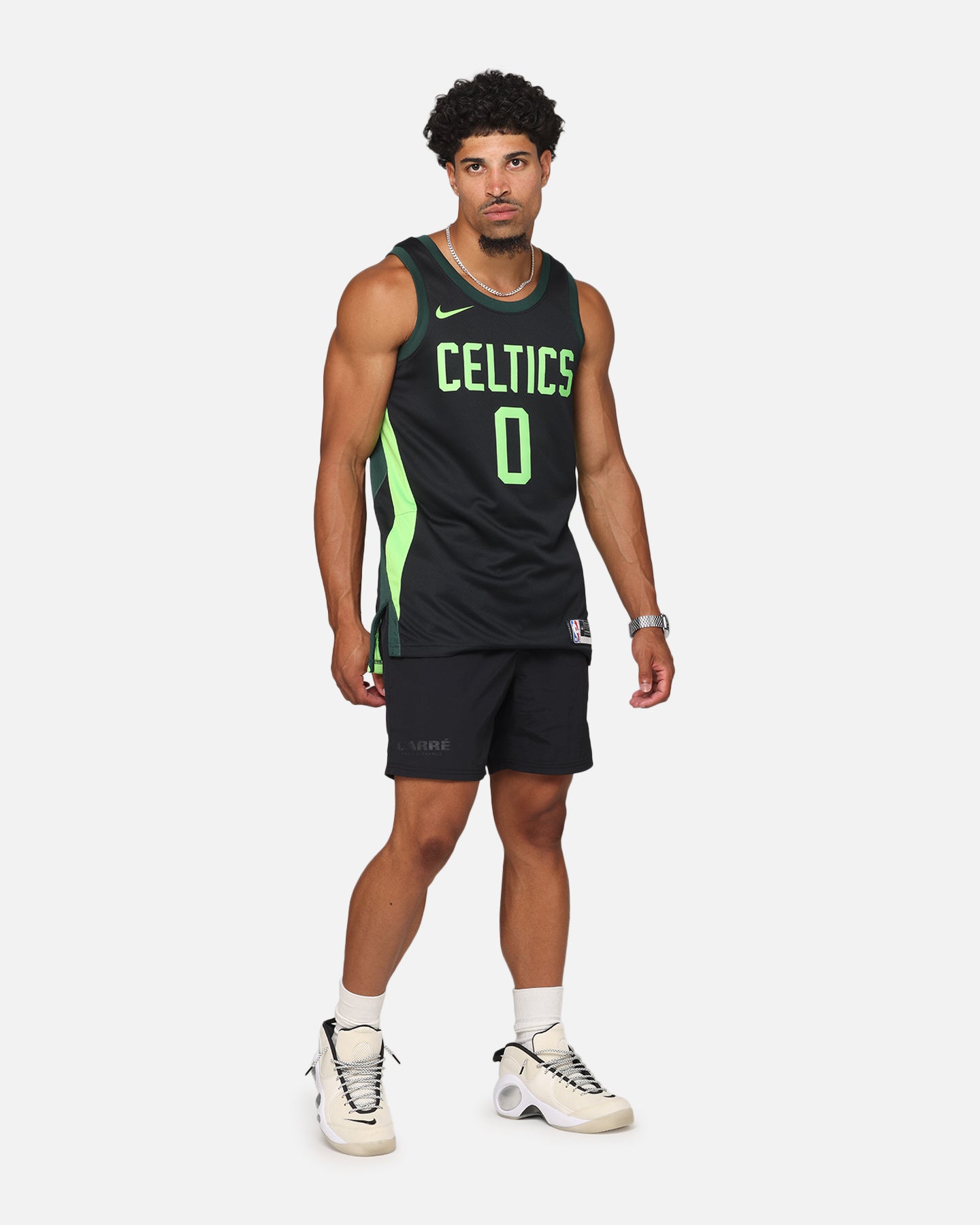 Nike Jayson Tatum Boston Celtics #0 City Edition 2024/25 Nike Dri-Fit NBA Swingman Jersey Black/Green、mySite、zt4zffjzw