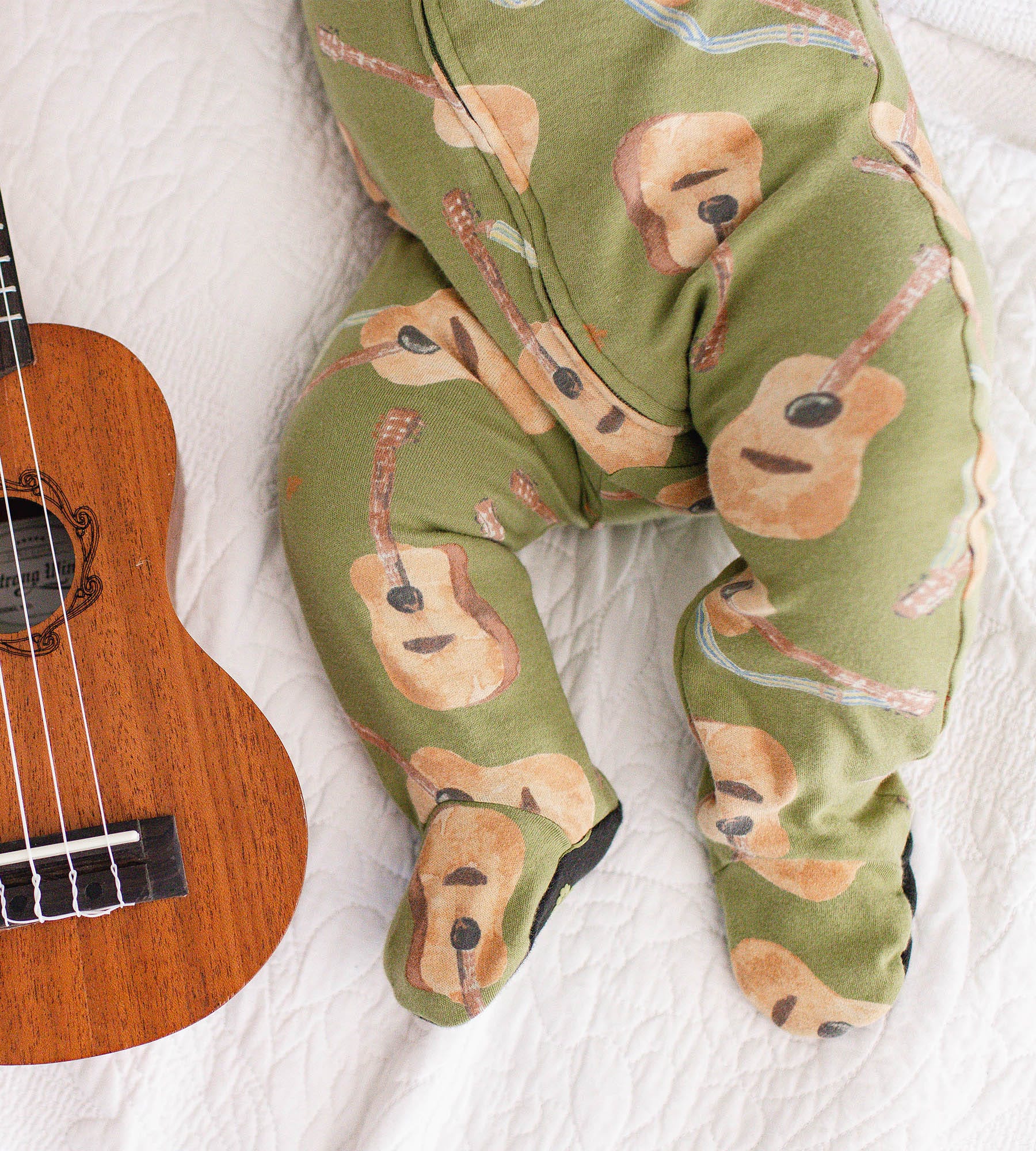 Acoustic Guitar Organic Cotton 2-Piece Pajamas、mySite、g9winljtr