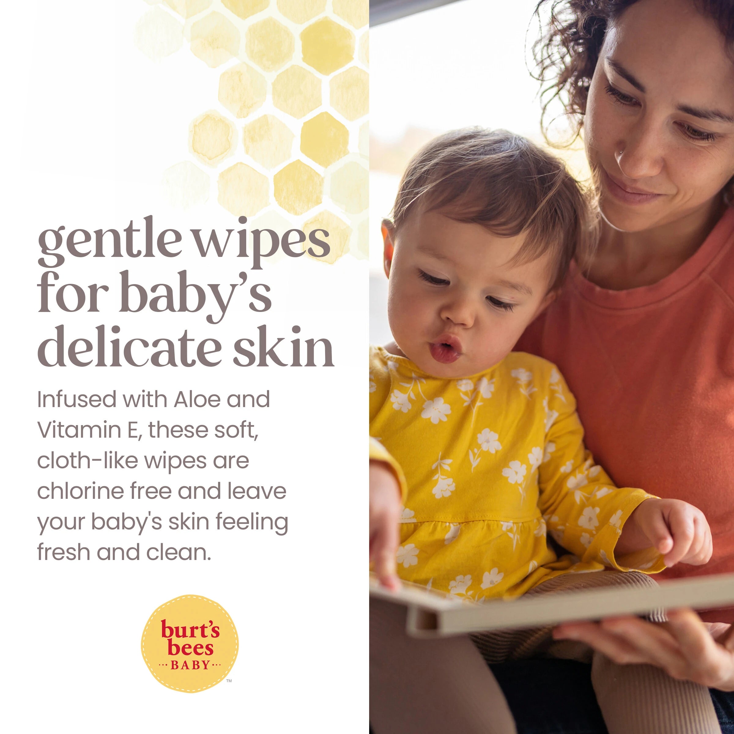 Burt’s Bees Baby Wipes, Unscented Natural Baby Wipes for Sensitive Skin - 72 Wipes、mySite、g9winljtr
