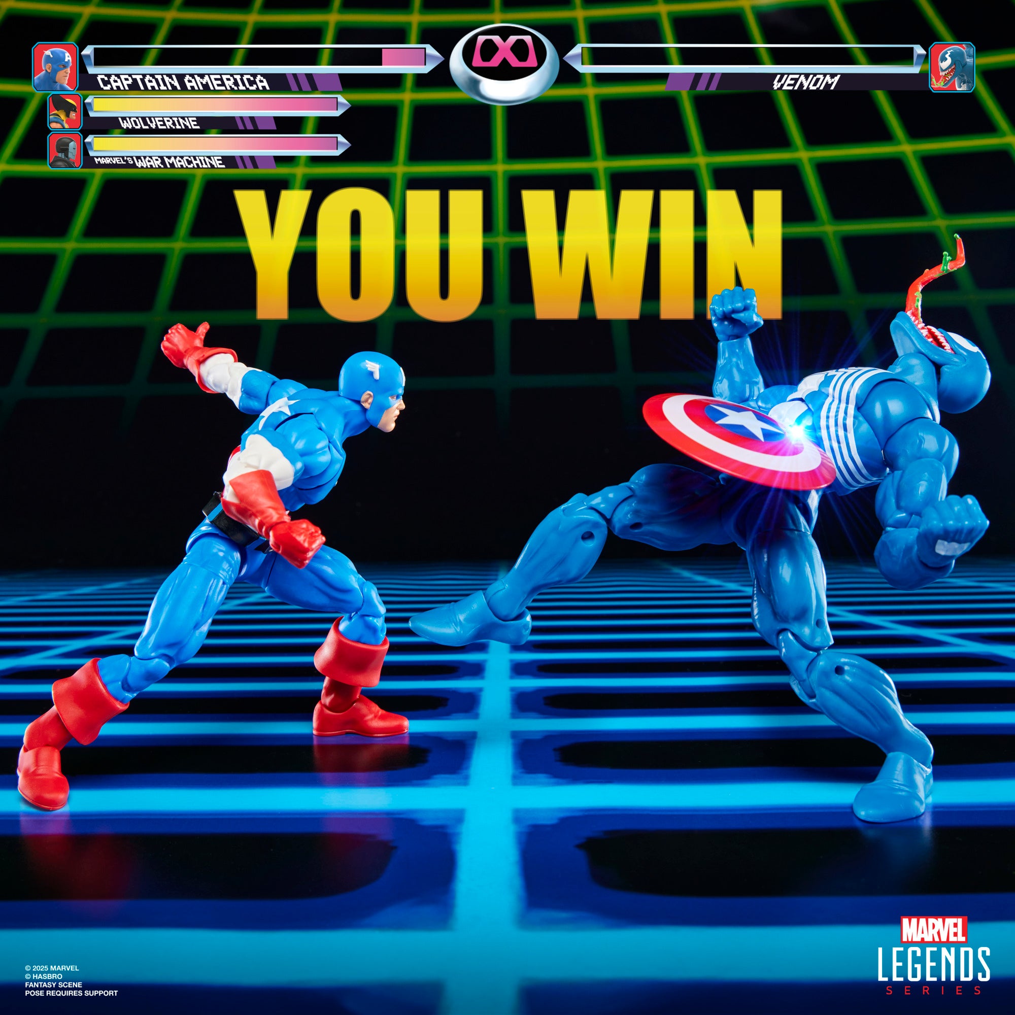 Marvel Legends Series Gamerverse Captain America vs Venom、mySite、hgirdovlk