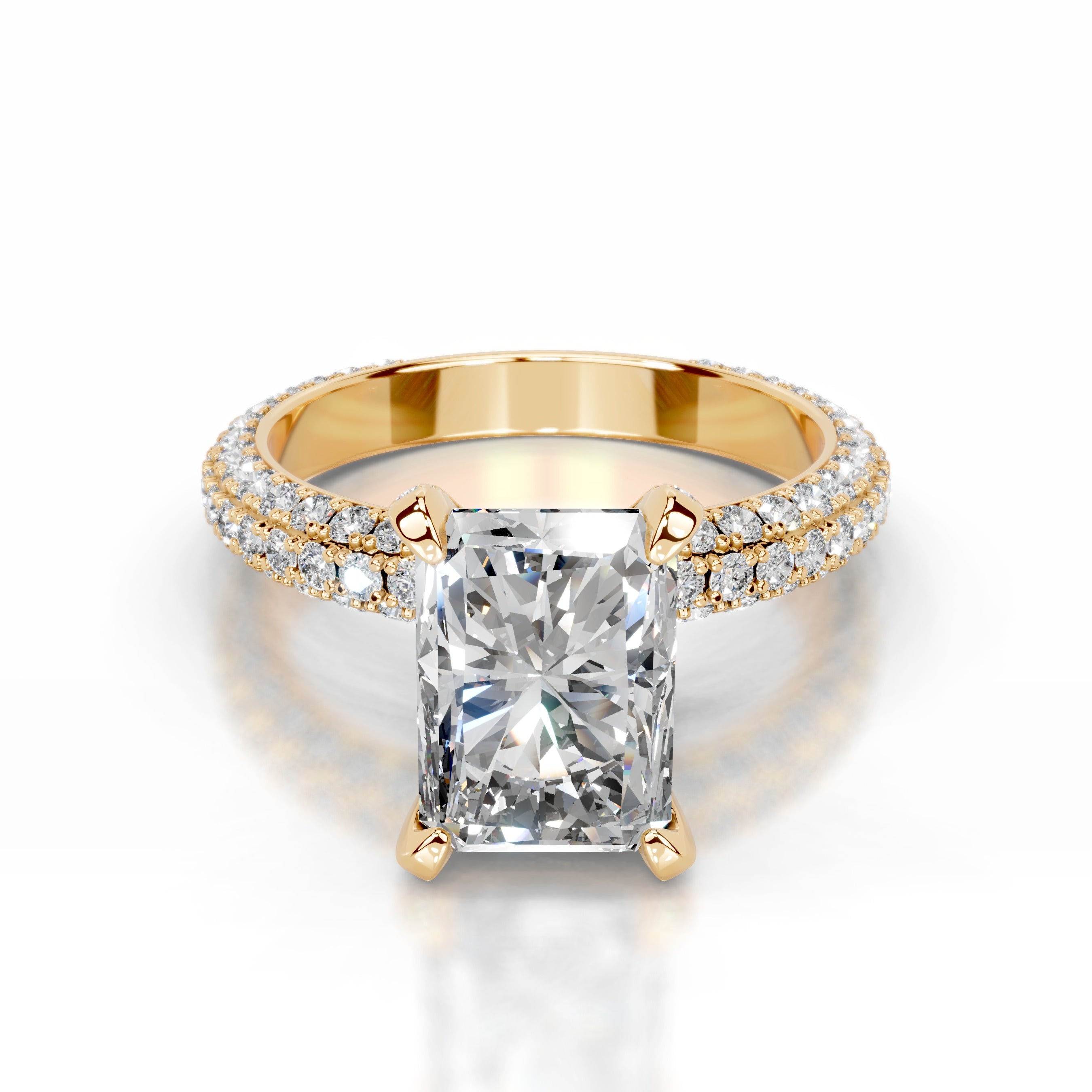 Milly Lab Grown Diamond Ring - 18K Yellow Gold、mySite、hinf8tx79