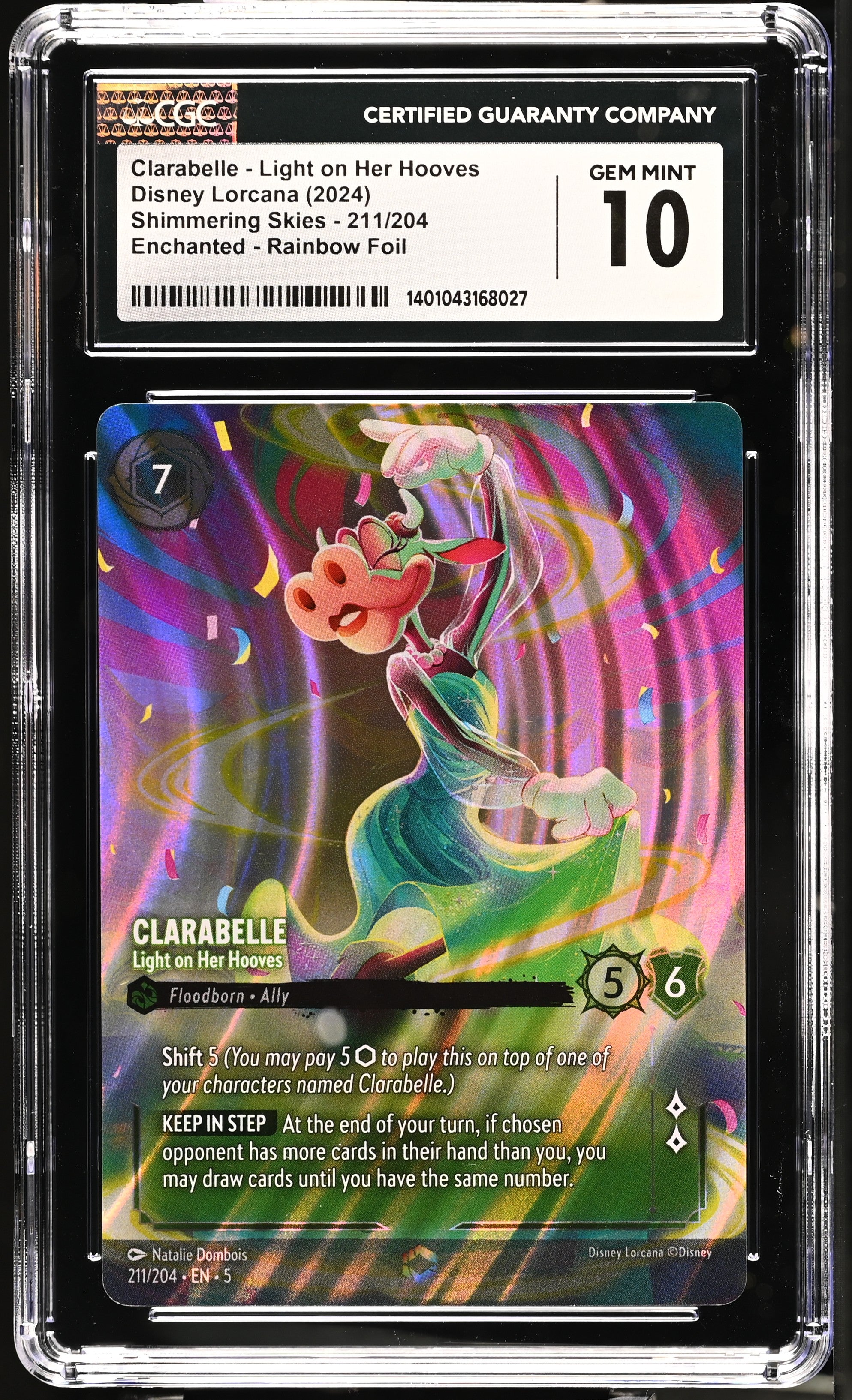 CGC 10 Clarabelle - Light on Her Hooves (Enchanted) (211/204) Shimmering Skies - 1401043168027、mySite、waistdrama