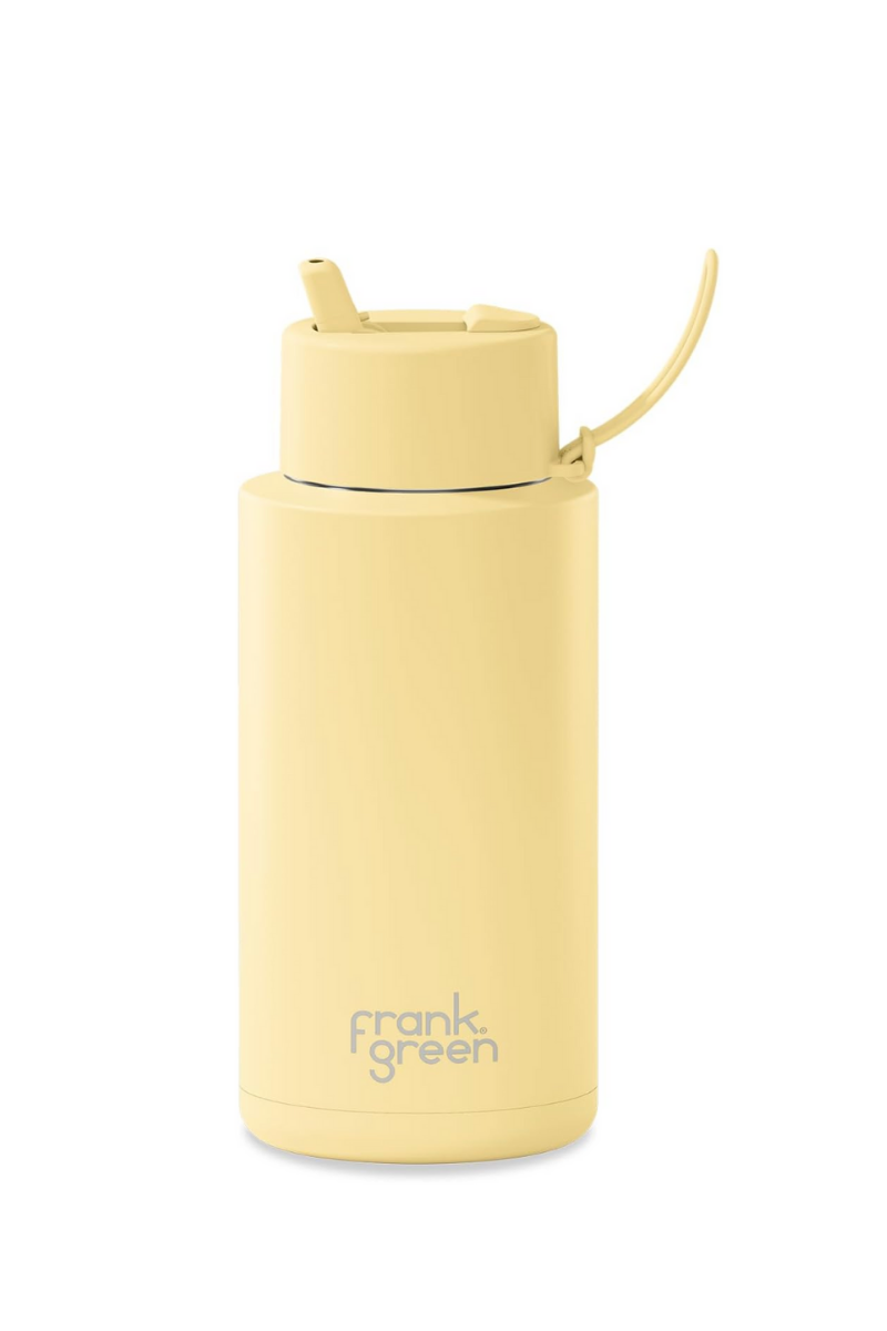 Frank Green Reusable Bottle 34oz- Buttermilk、mySite、hinf8tx79