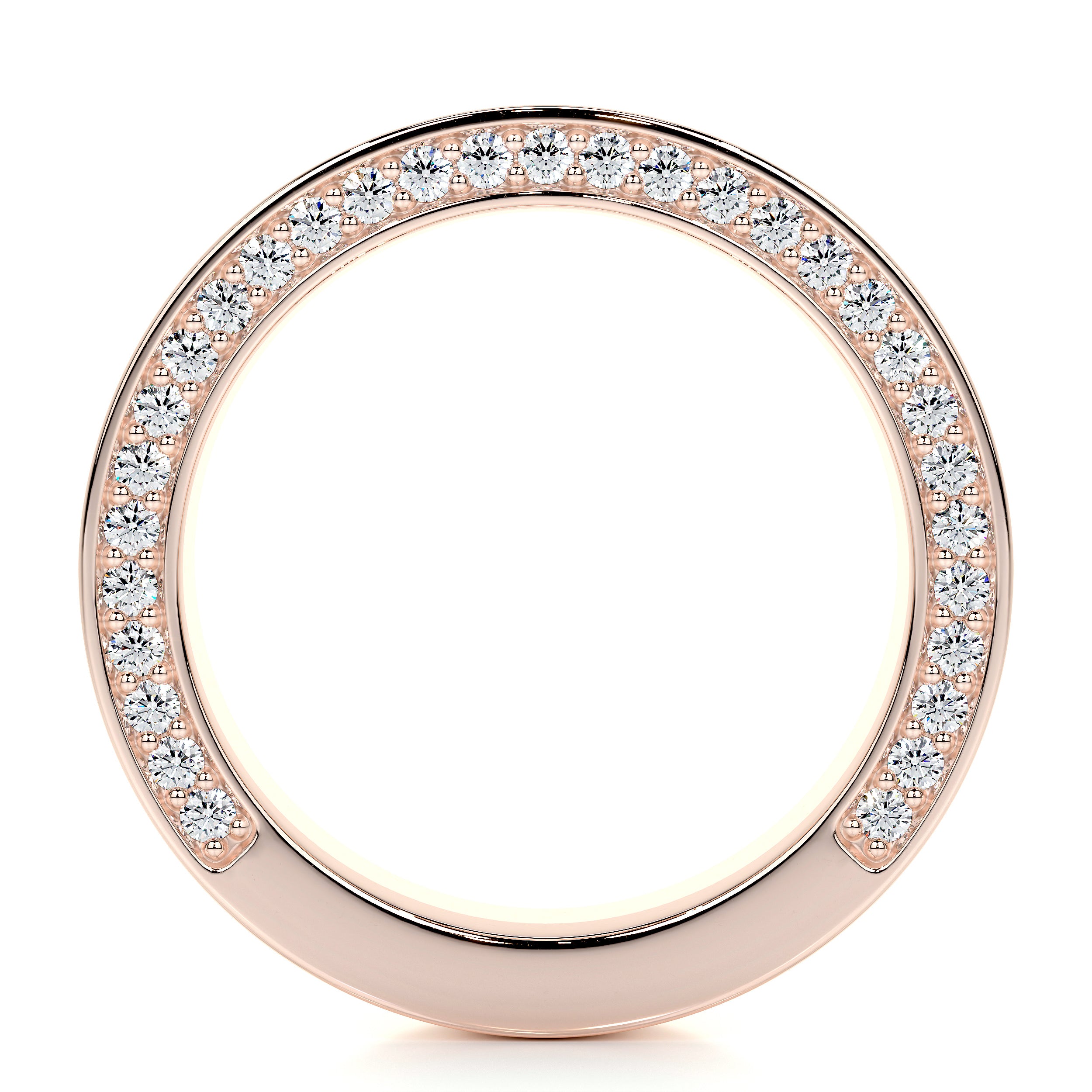 Vera Lab Grown Diamond Wedding Ring (1.3 Carat) -14K Rose Gold、mySite、hinf8tx79