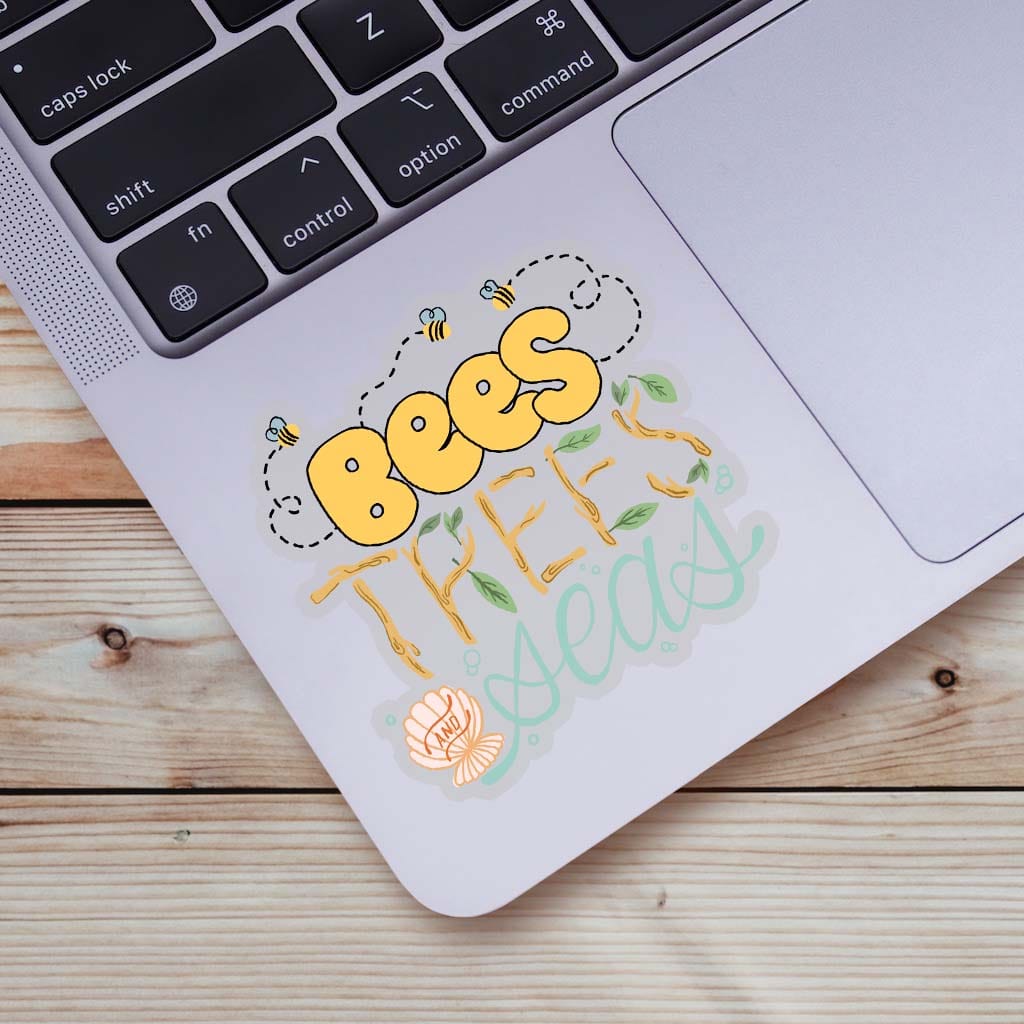  Bees Trees And Seas Clear Sticker、mySite、elrpsem3k