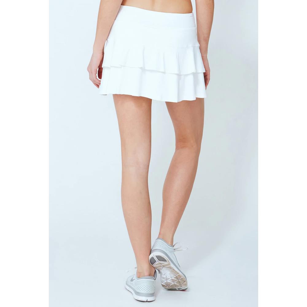 Lija Women's Match Skort - White、mySite、neckold