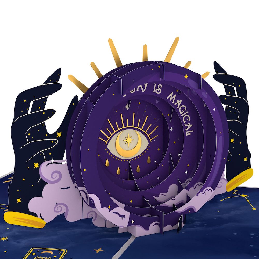 Magical Birthday Pop-Up Card and Capricorn Zodiac Sentiment Set、mySite、solidvoid