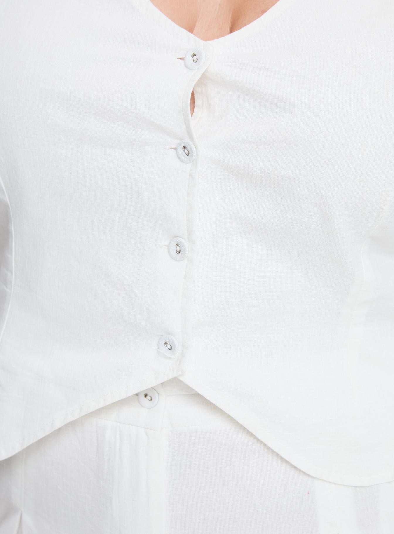 Sofi Vest Top Natural Curve、mySite、solidvoid