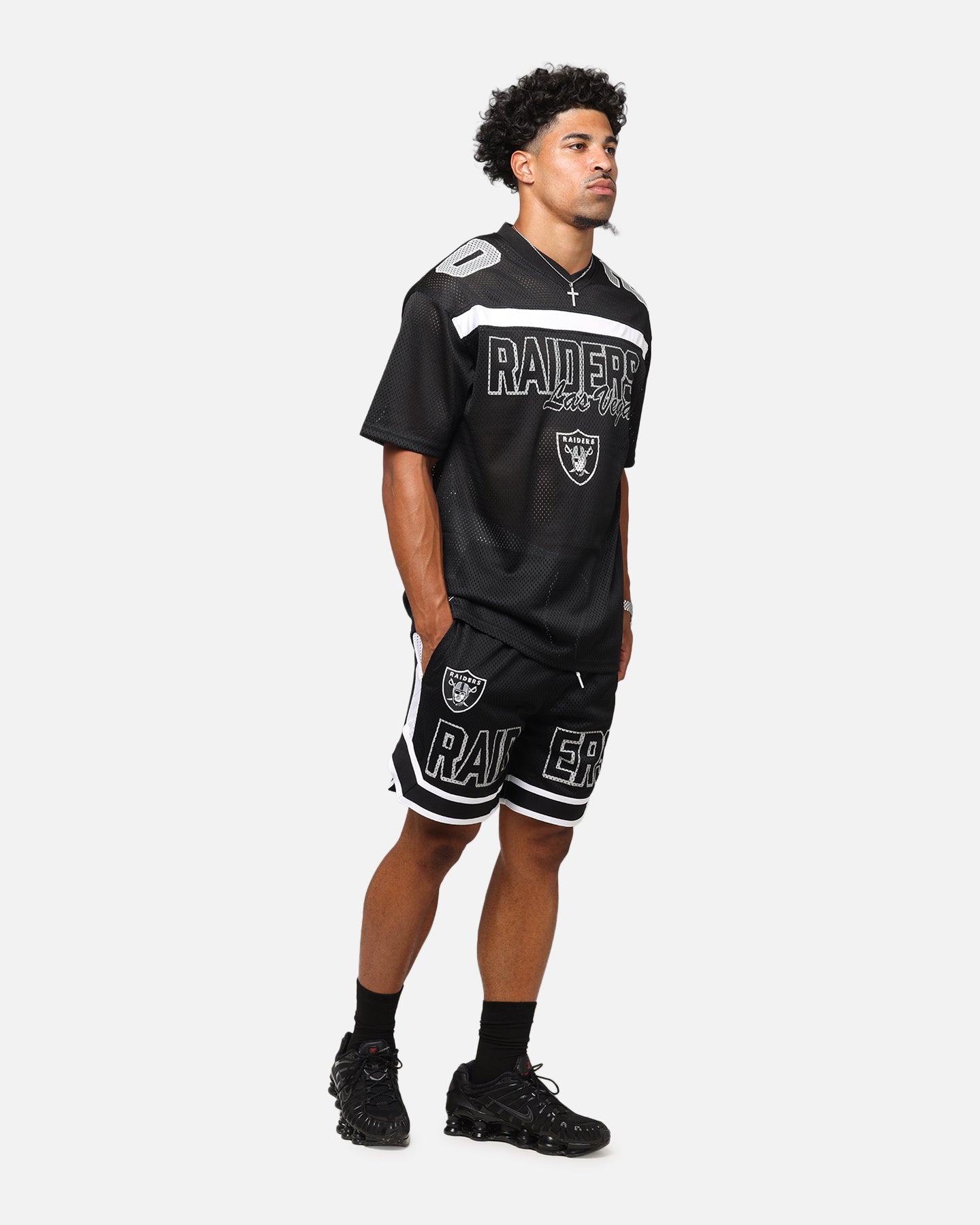 New Era Las Vegas Raiders NFL Graphic Shorts Black、mySite、zt4zffjzw
