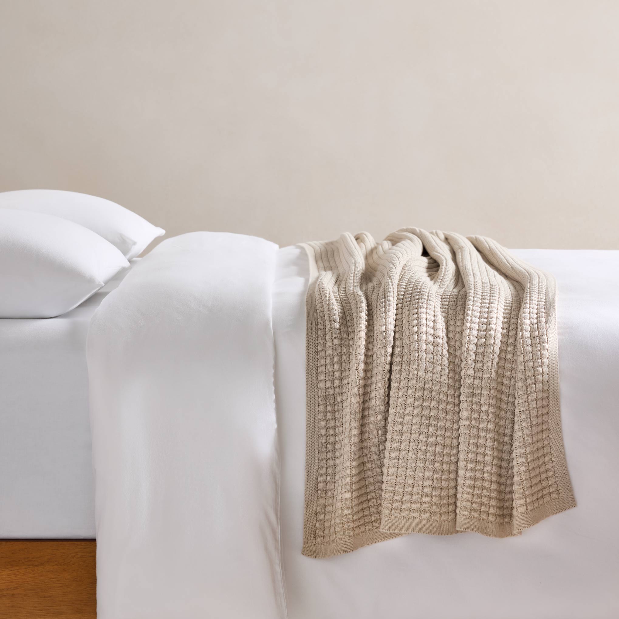  Grid Knit Cotton Throw Blanket、mySite、sugarbowlscore