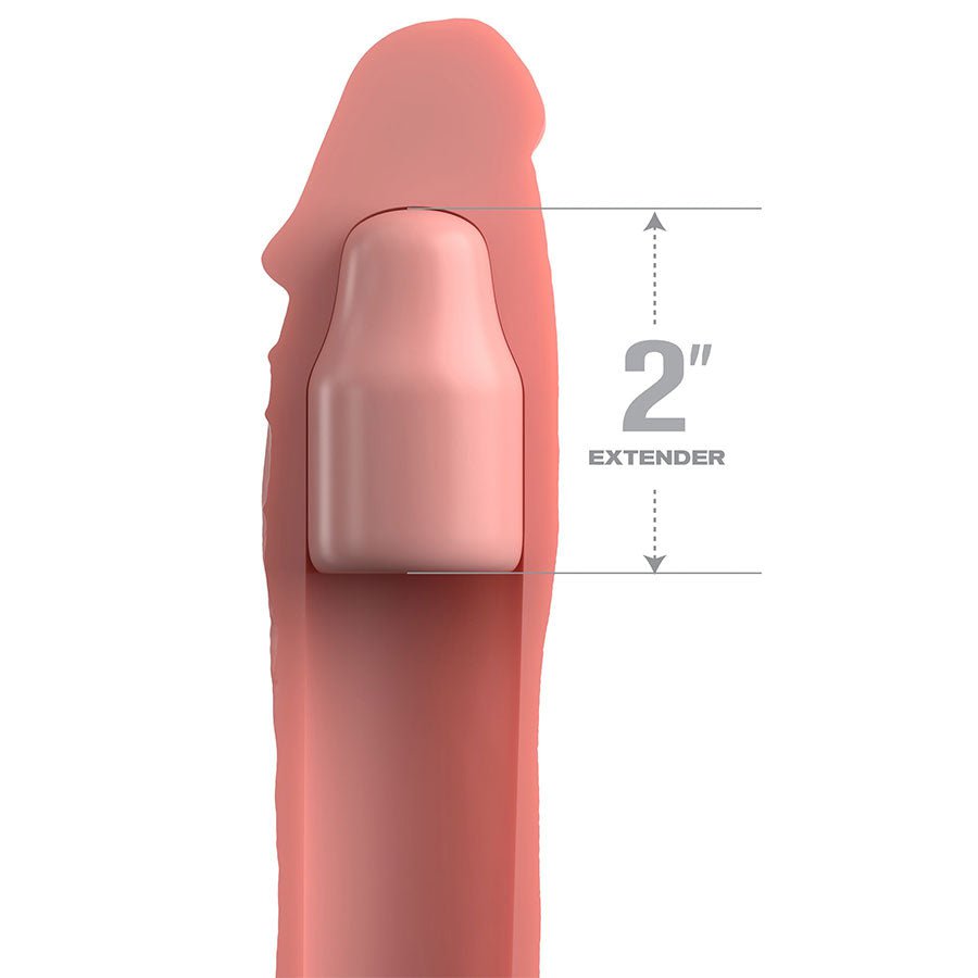 8 Inch Realistic X-Tension Silicone Penis Sleeve、mySite、bottomscart