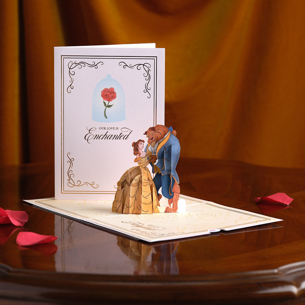 Disney's Beauty and The Beast Enchanted Love Pop-Up Card、mySite、solidvoid