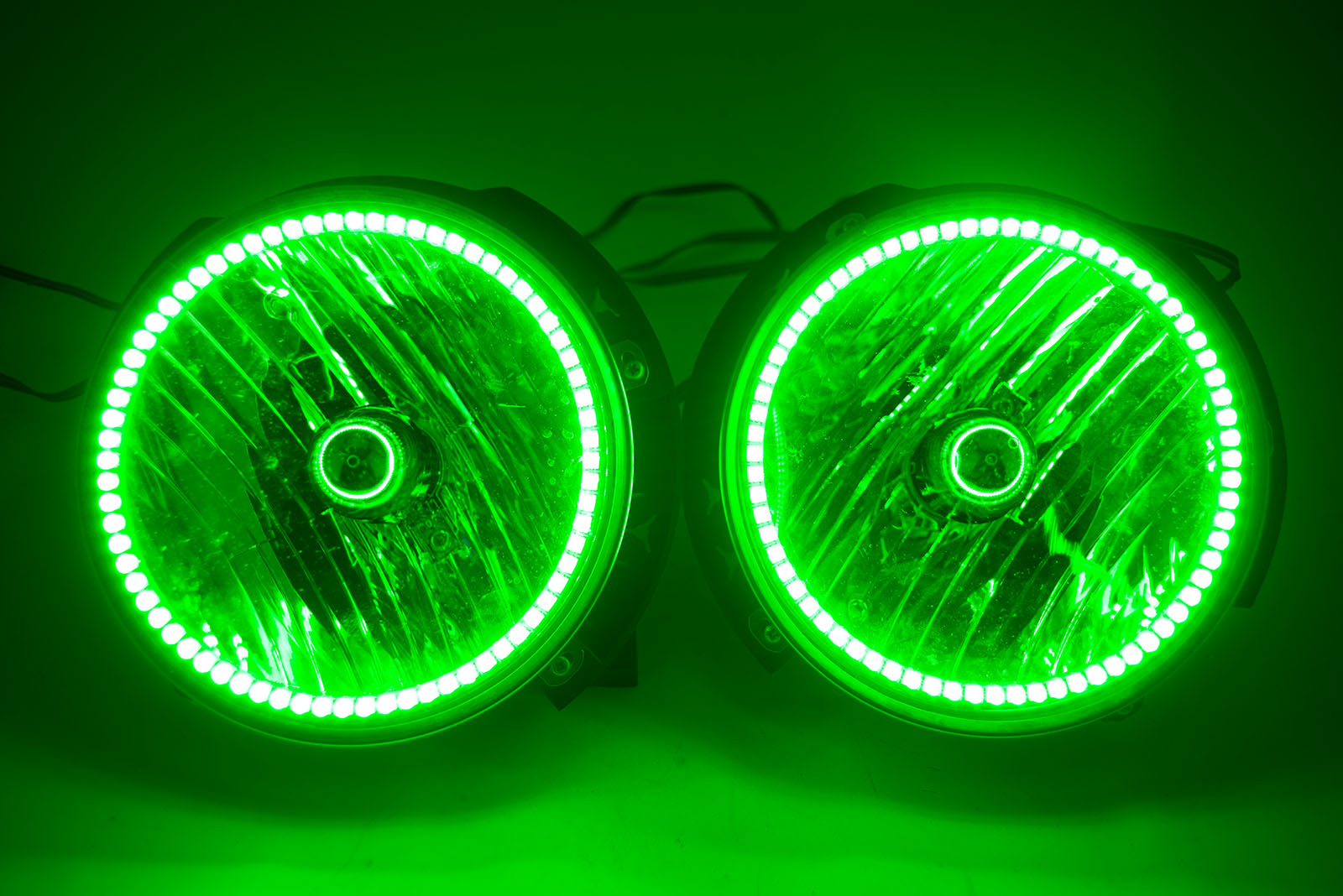 2007-16 Jeep Wrangler Headlights - ORACLE ColorSHIFT RGB Halo Kit + 1.0 Remote、mySite、nflplayoffbracketp