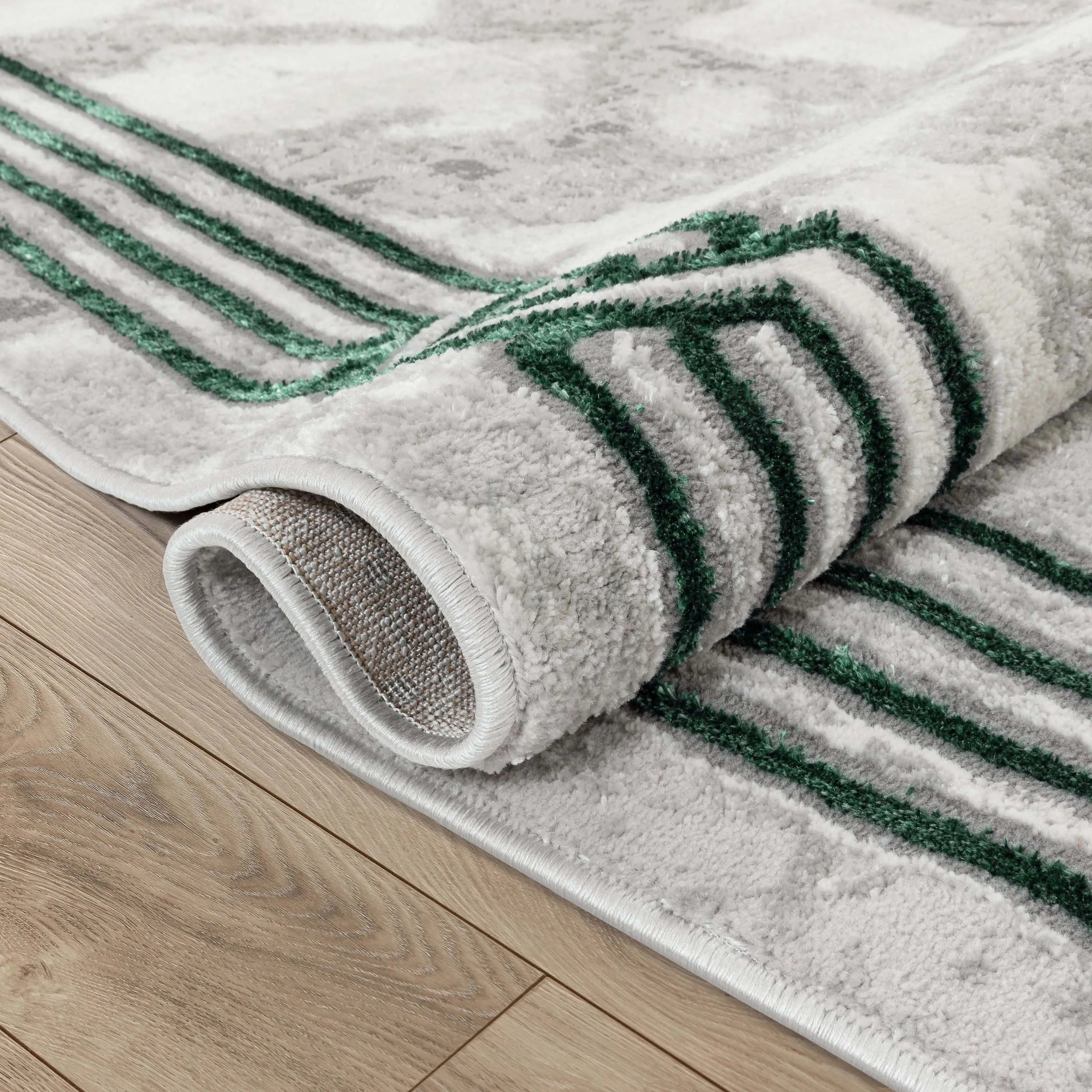 Huntington Retro Marble Border Glam Rug、mySite、gigharbornorthrealestate