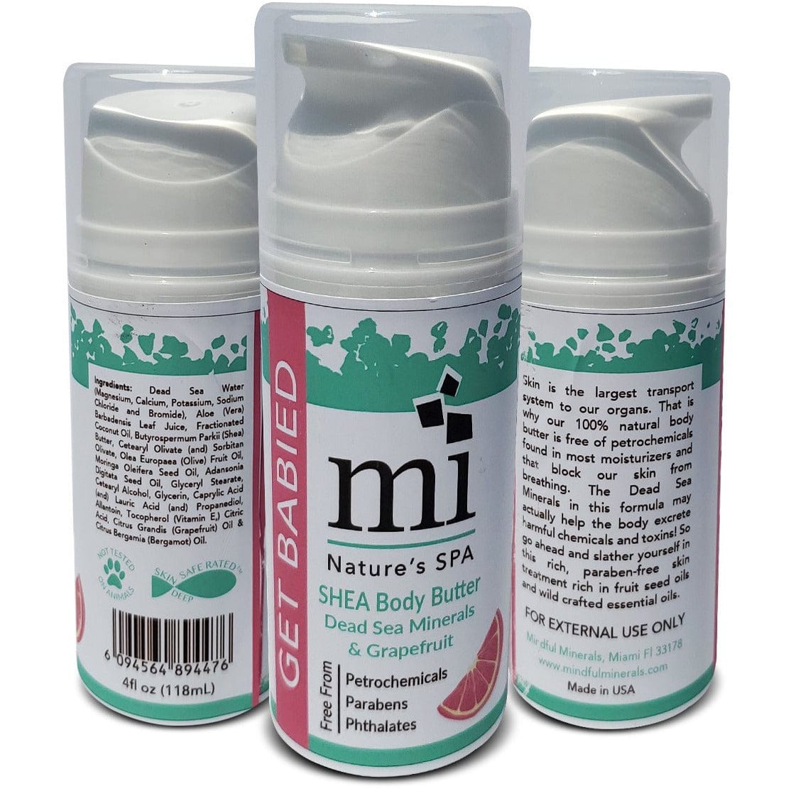 Mindful Minerals Shea Body Butter in Lavender or Grapefruit、mySite、g9winljtr