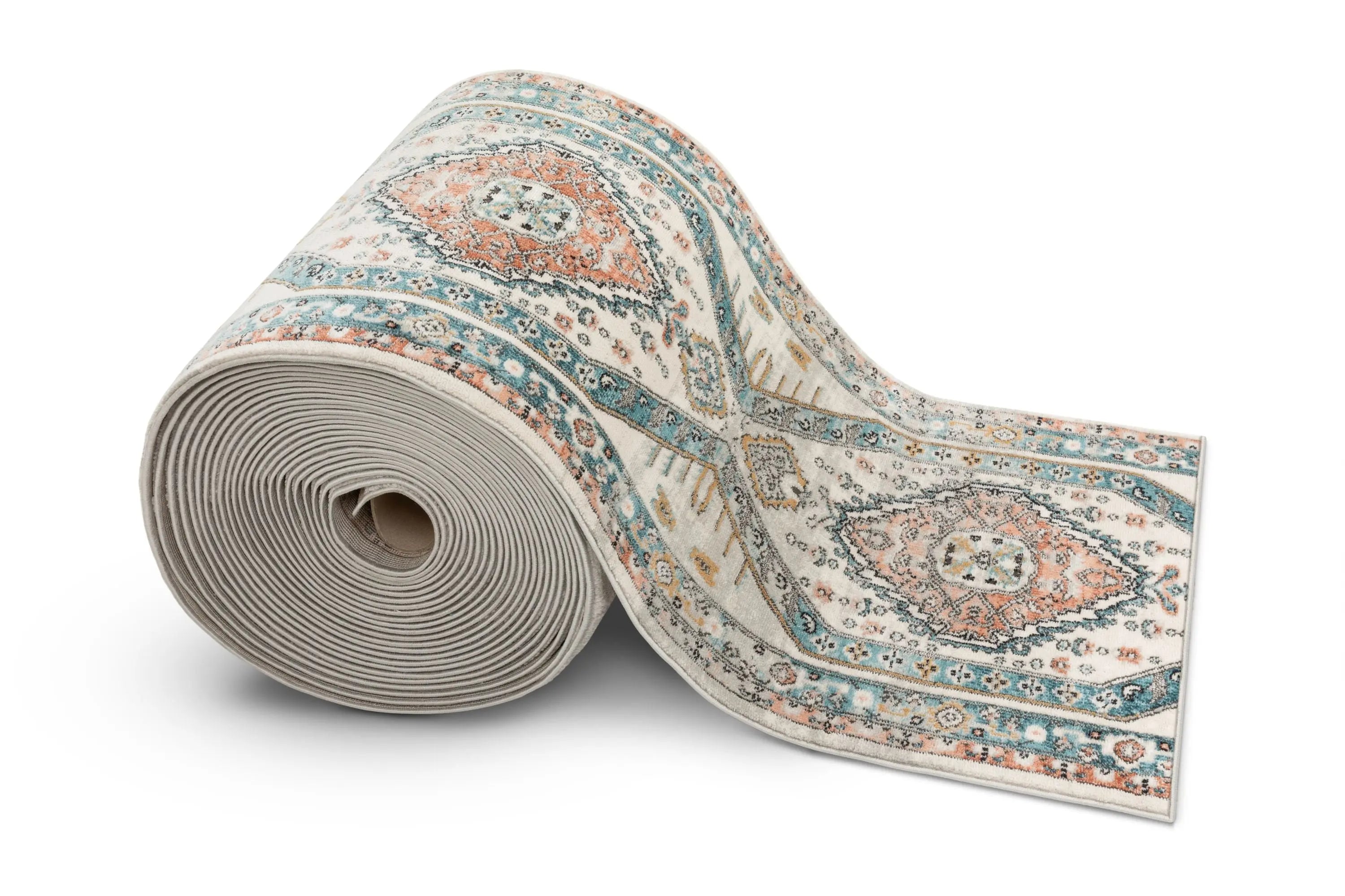 Julita Custom Size Runner Medallion Oriental Blue Choose Your Width x Choose Your Length Hallway Runner Rug、mySite、gigharbornorthrealestate