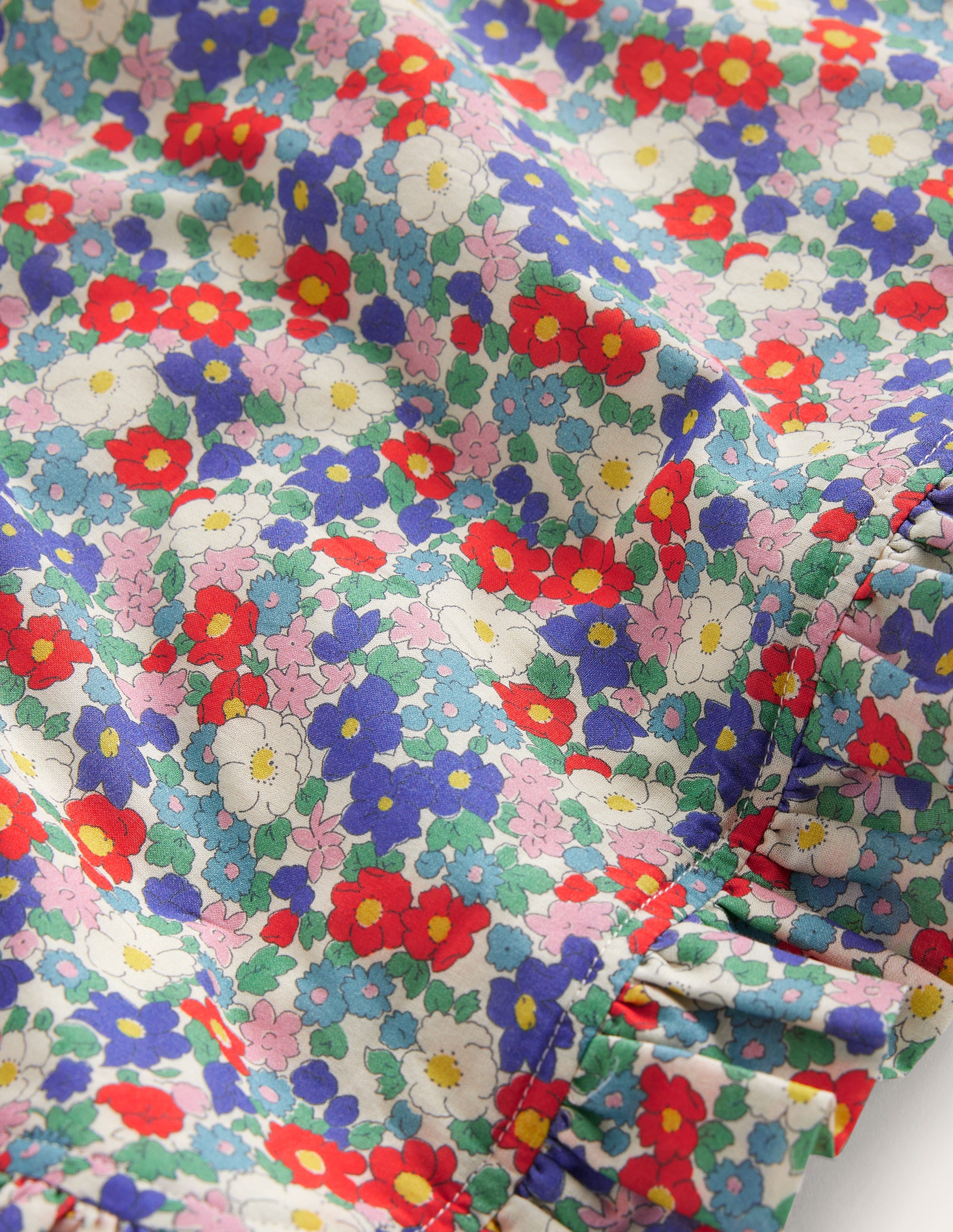  Towelling Poncho Hoodie-Multi Nautical Floral、mySite、ashleygrahame