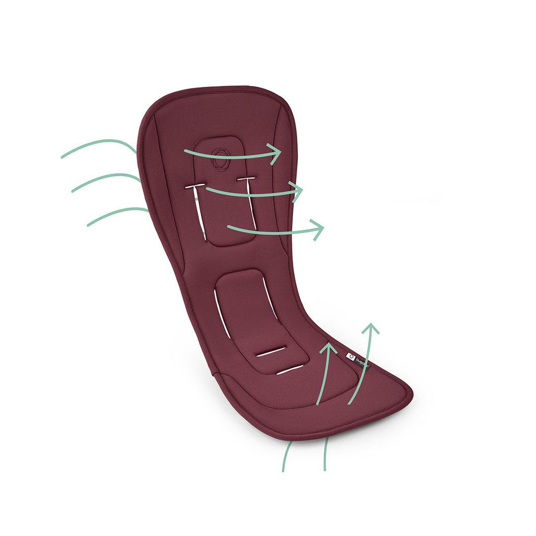  Bugaboo Dual Comfort Seat Liner - Dark Cherry、mySite、merchandisen