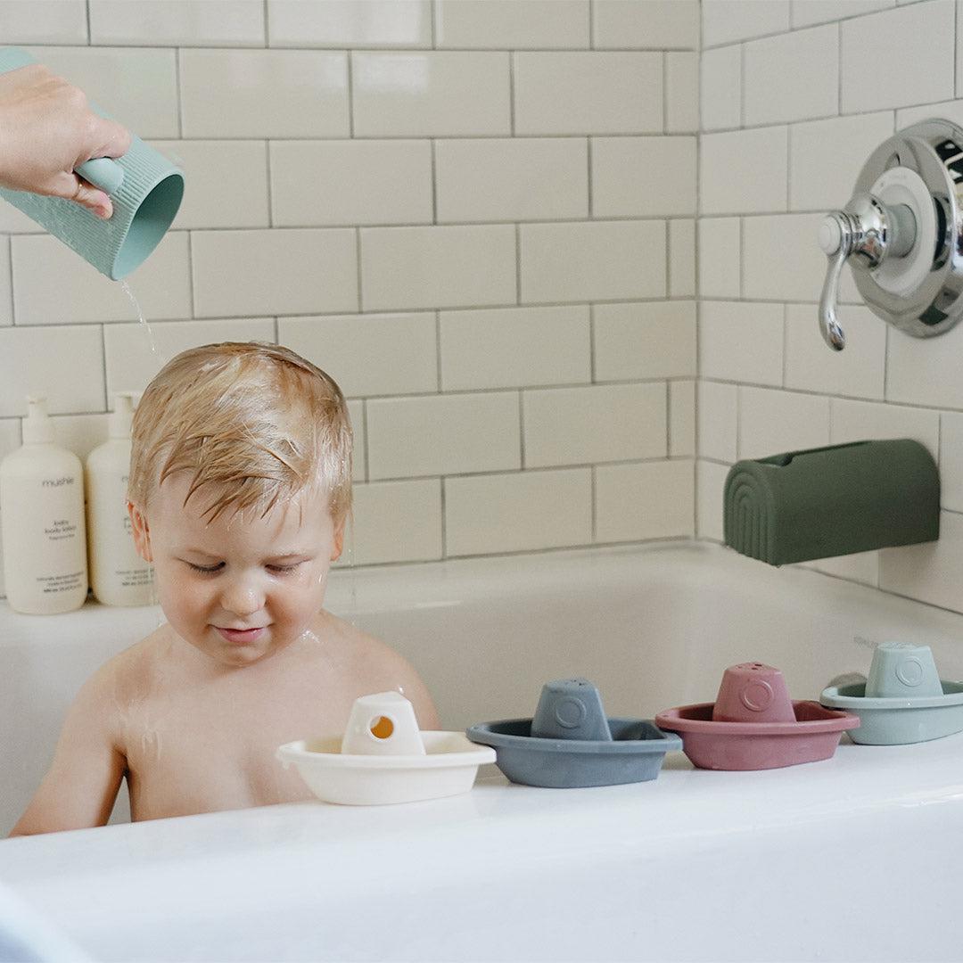  Mushie Bath Play Set - Boats Petal、mySite、merchandisen