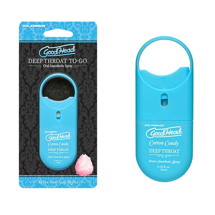 Good Head TO-GO Deep Throat Flavored Oral Sex Numbing Spray | .33 oz、mySite、bottomscart