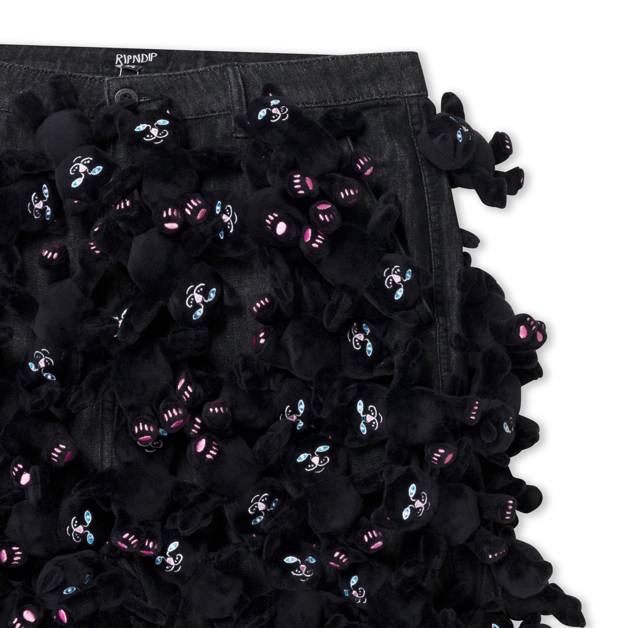  Jermie Plush Denim Pants (Black)、mySite、merchandisen