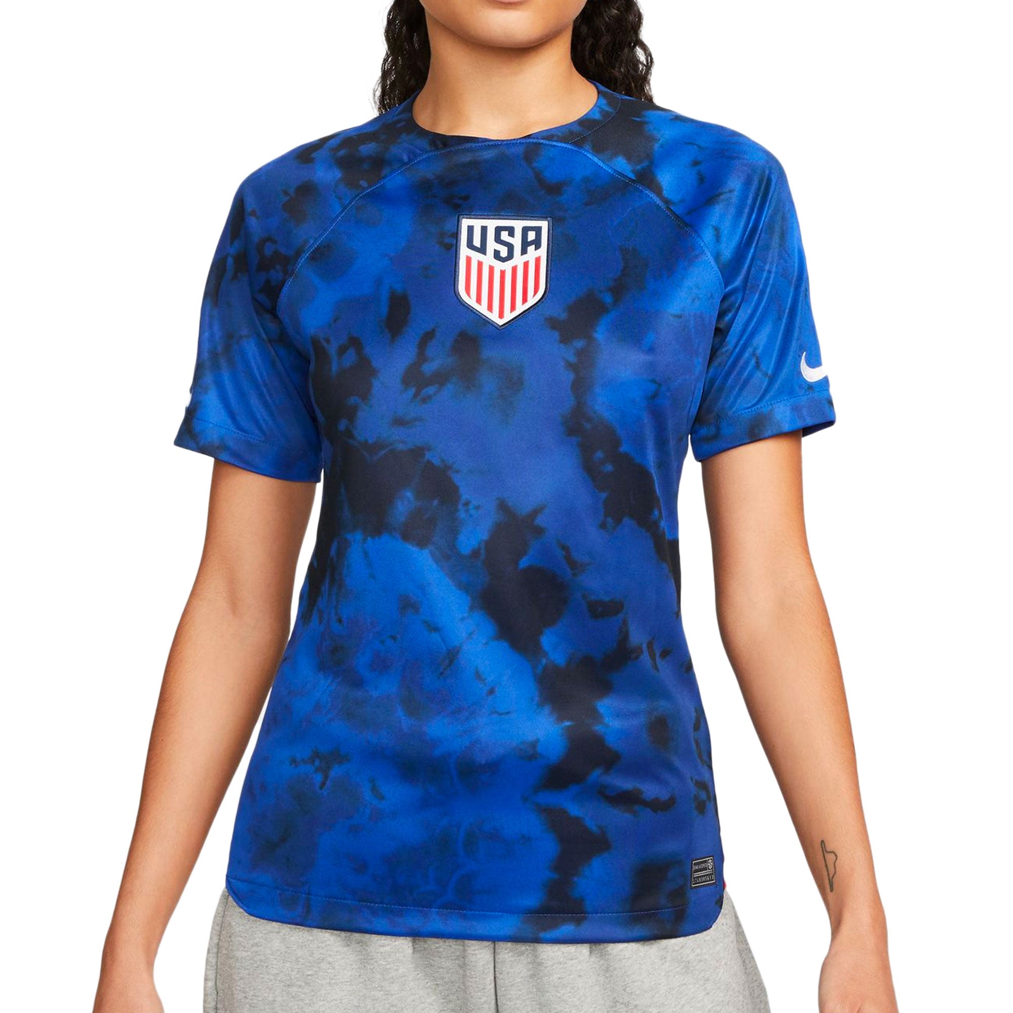 Nike Women's USA 2022/23 Away Jersey Bright Blue/White、mySite、noshort