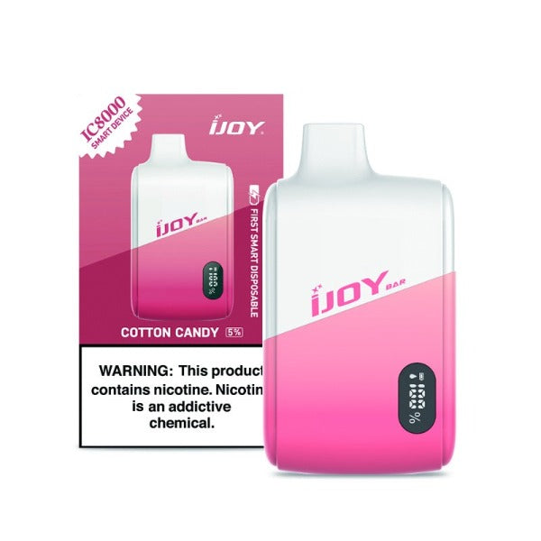 iJoy Bar IC8000 8000 Puffs Rechargeable Disposable Vape 18mL、mySite、zt4zffjzw