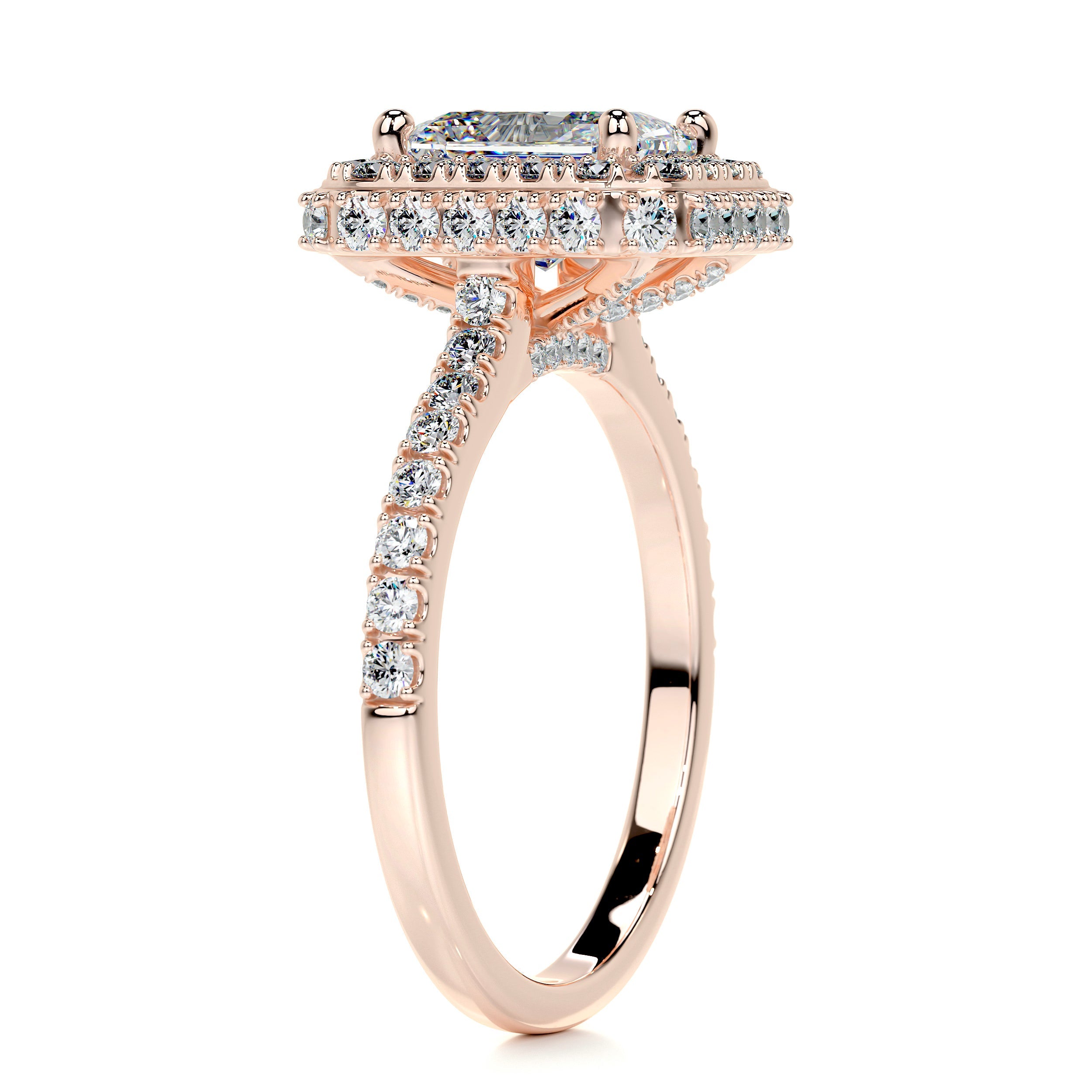 Lana Moissanite & Diamond Ring -14K Rose Gold、mySite、hinf8tx79