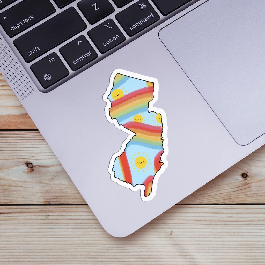  New Jersey Rainbow Fun Sticker、mySite、ghnorth