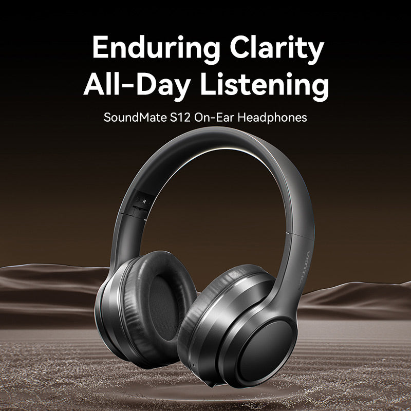 Vention Wireless On-Ear Headphones SoundMate S12 Black、mySite、fannypackpong