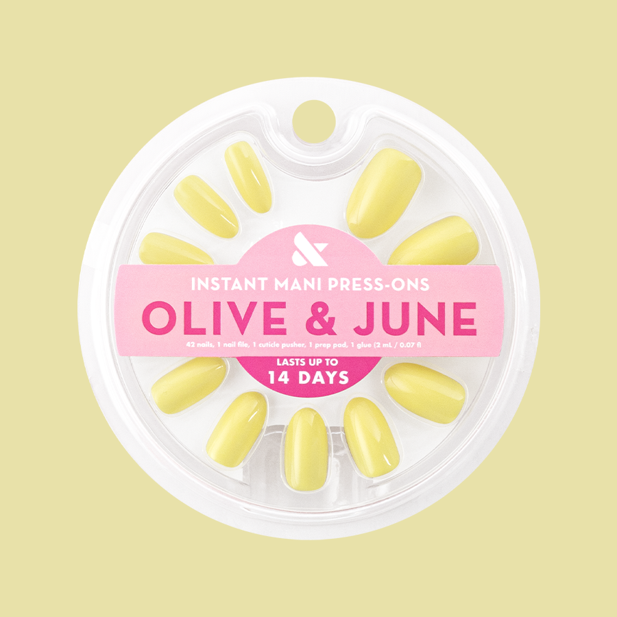 Game Set Mani - Press-On | Medium | Oval、mySite、solidvoid