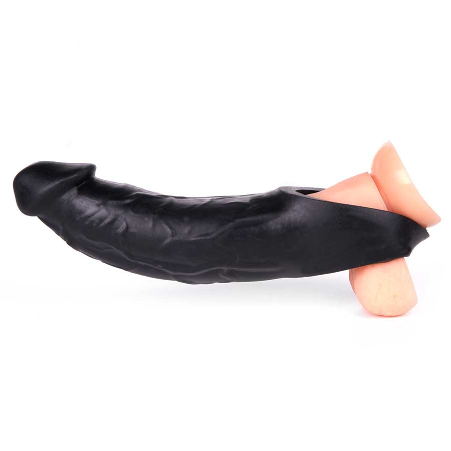 9 Inch Realistic Performance Penis Sleeve Natural Silicone Girth Enhancer、mySite、bottomscart