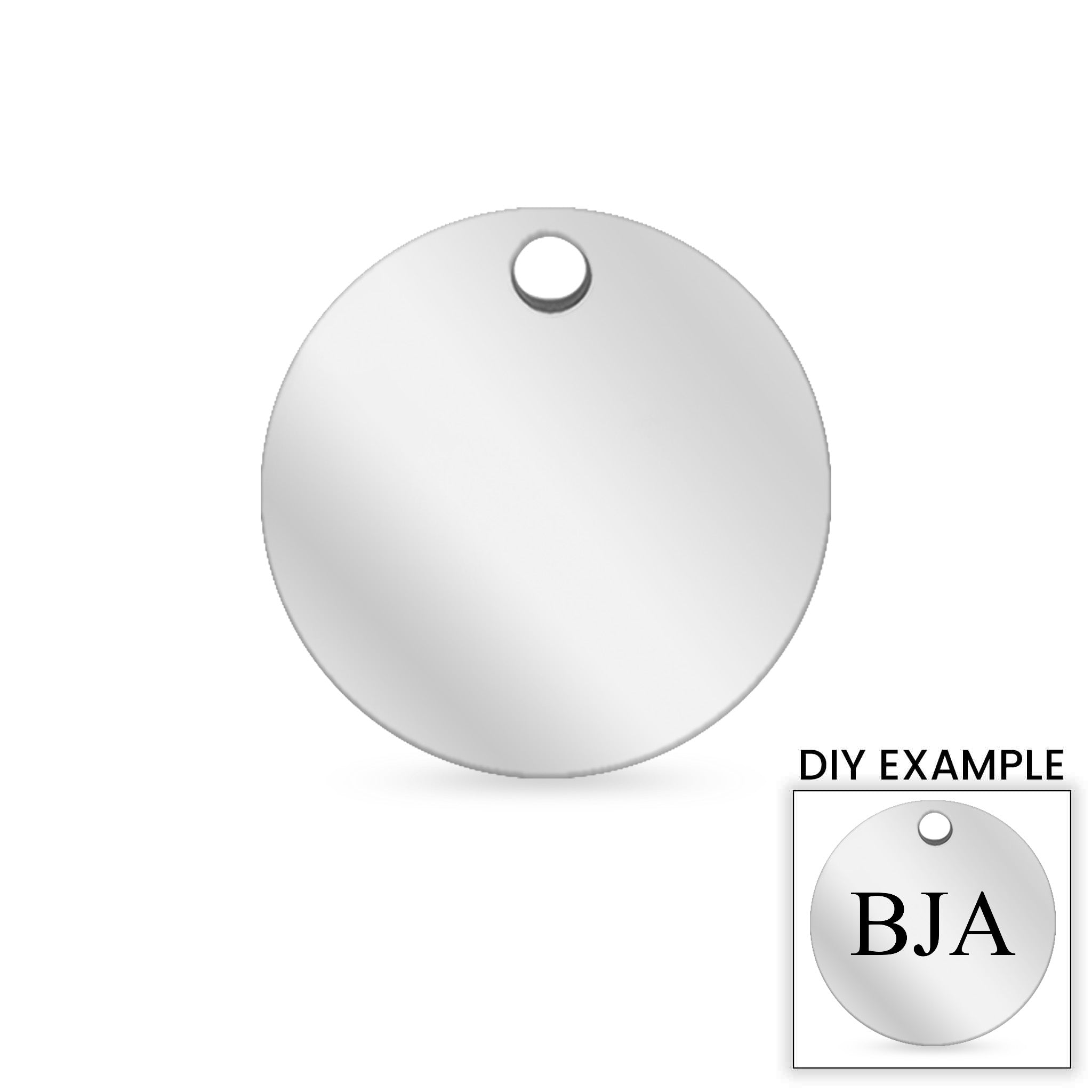 Thin Blank Stainless Steel Round Pendant / SBB0102、mySite、dreamappss