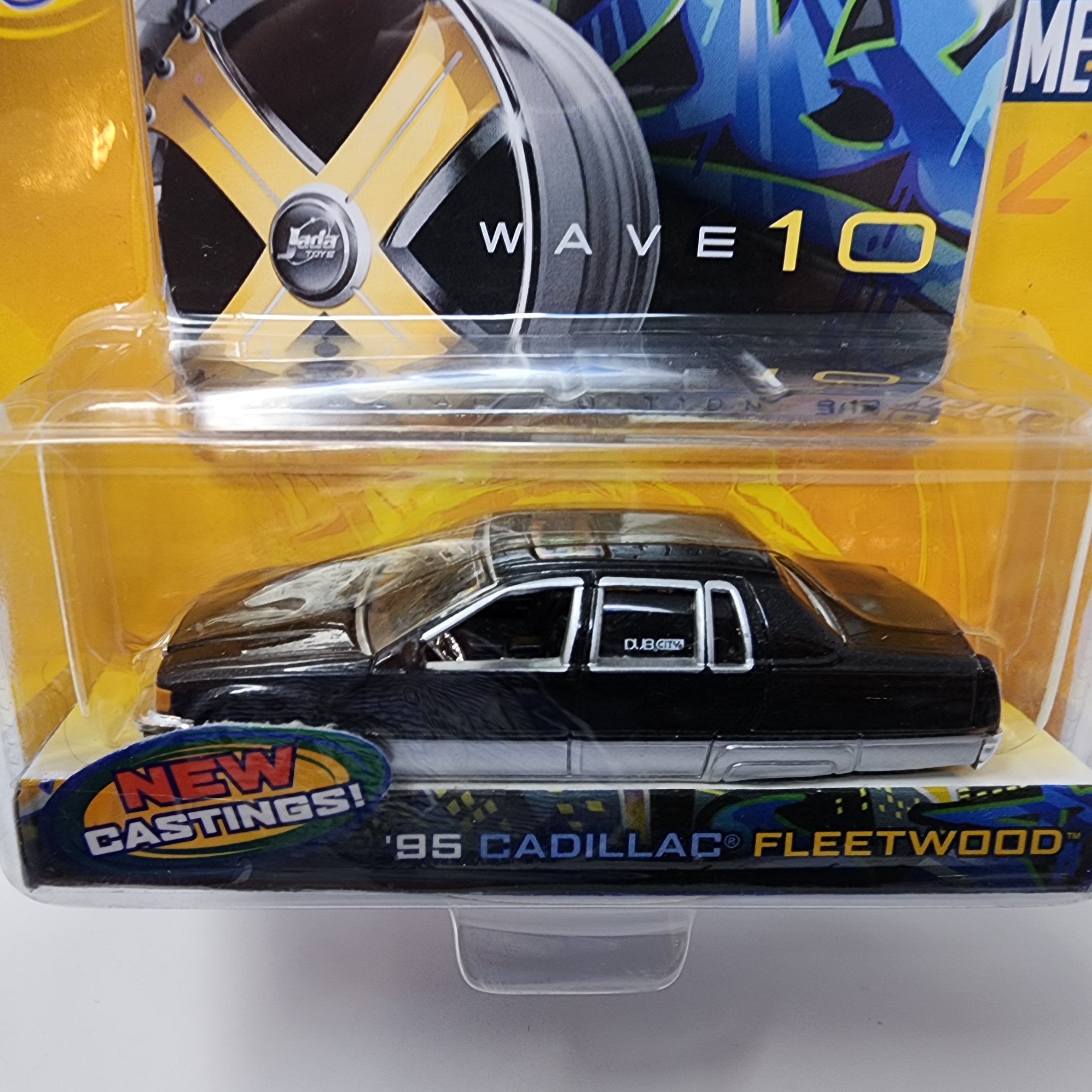 '95 Cadillac Feetwood * Black * Jada Toys 1:64 Scale Dub City、mySite、hgirdovlk