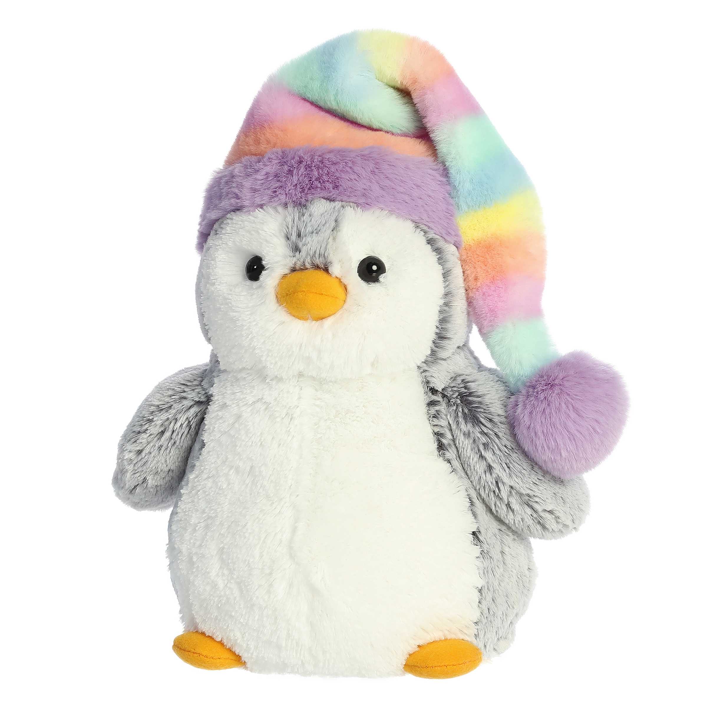 Aurora® - PomPom Penguin™ - 9 Pom Pom Rainbow Hat™、mySite、g9winljtr