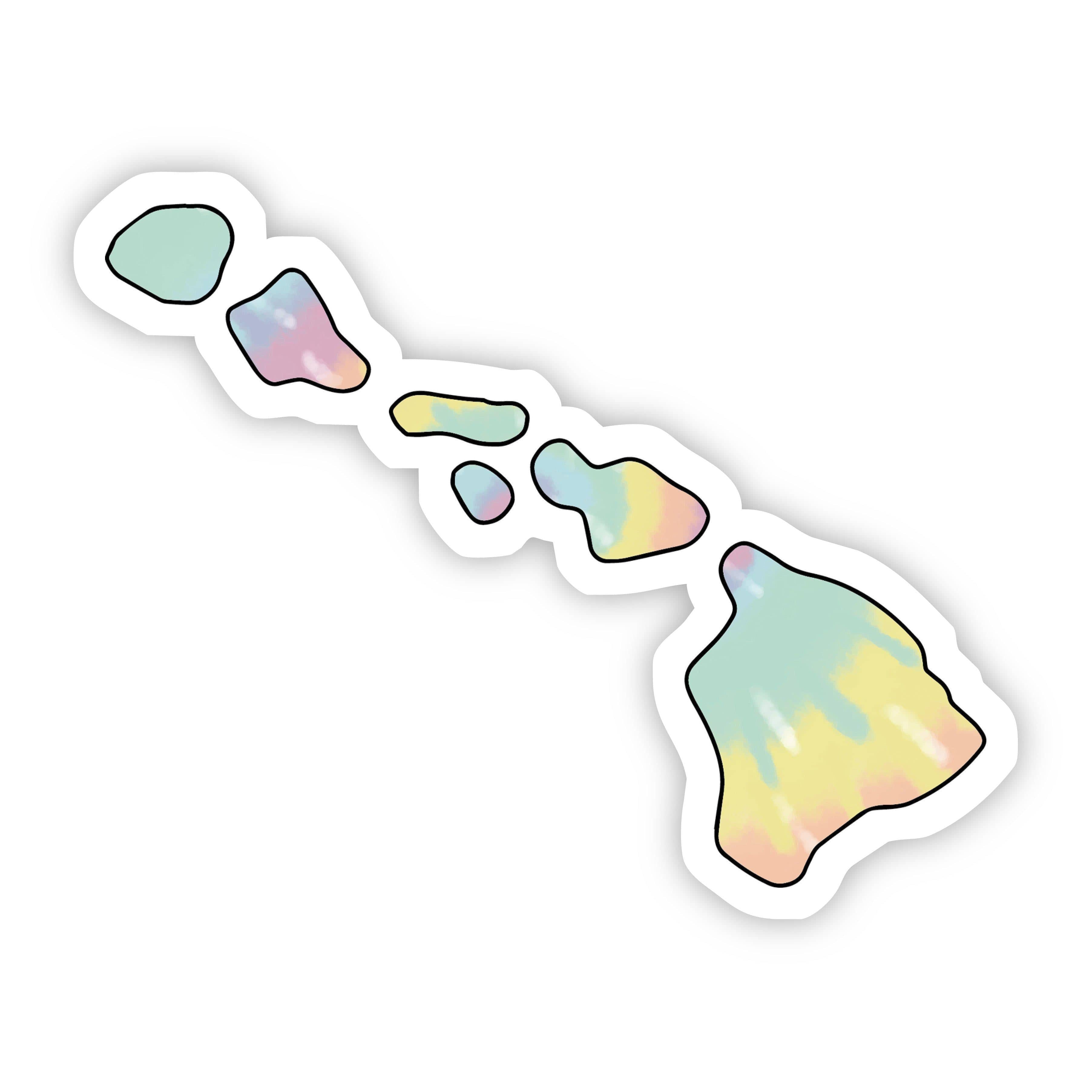  Hawaii Tie Dye Sticker、mySite、elrpsem3k