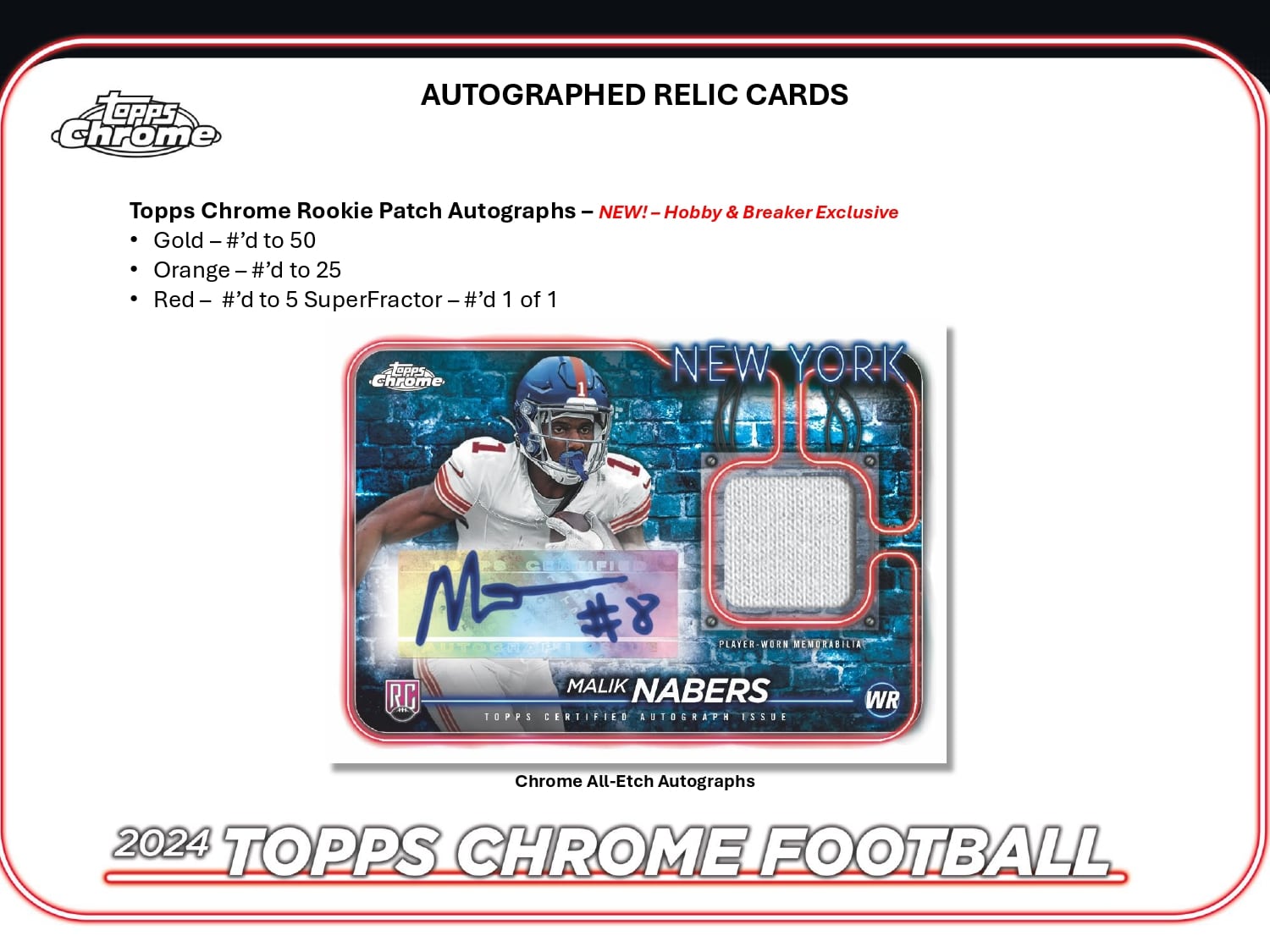 Topps Chrome Football 2024 - Hobby Box、mySite、waistdrama