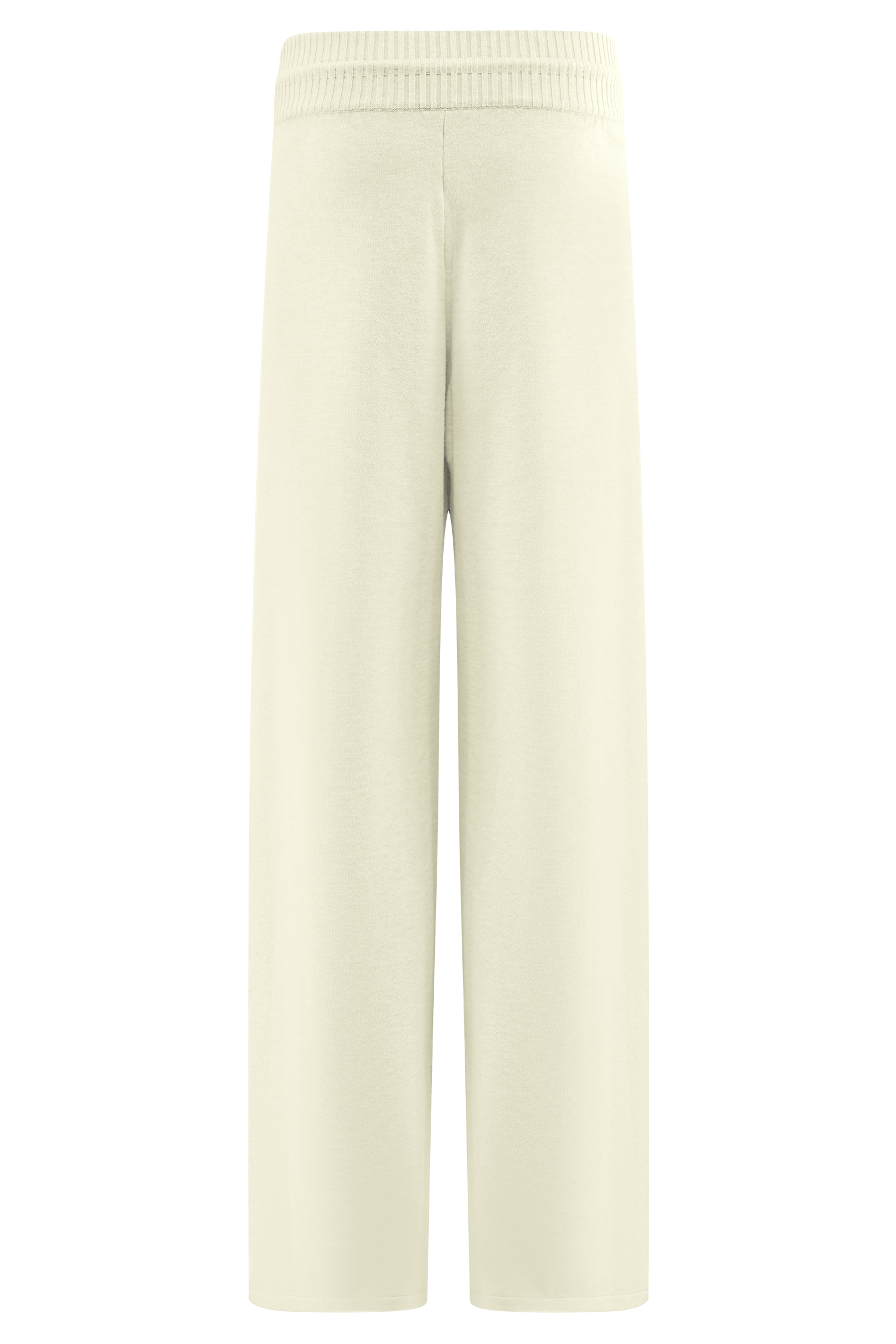 Natalya Knit Wide Leg Pants - Ivory、mySite、solidvoid