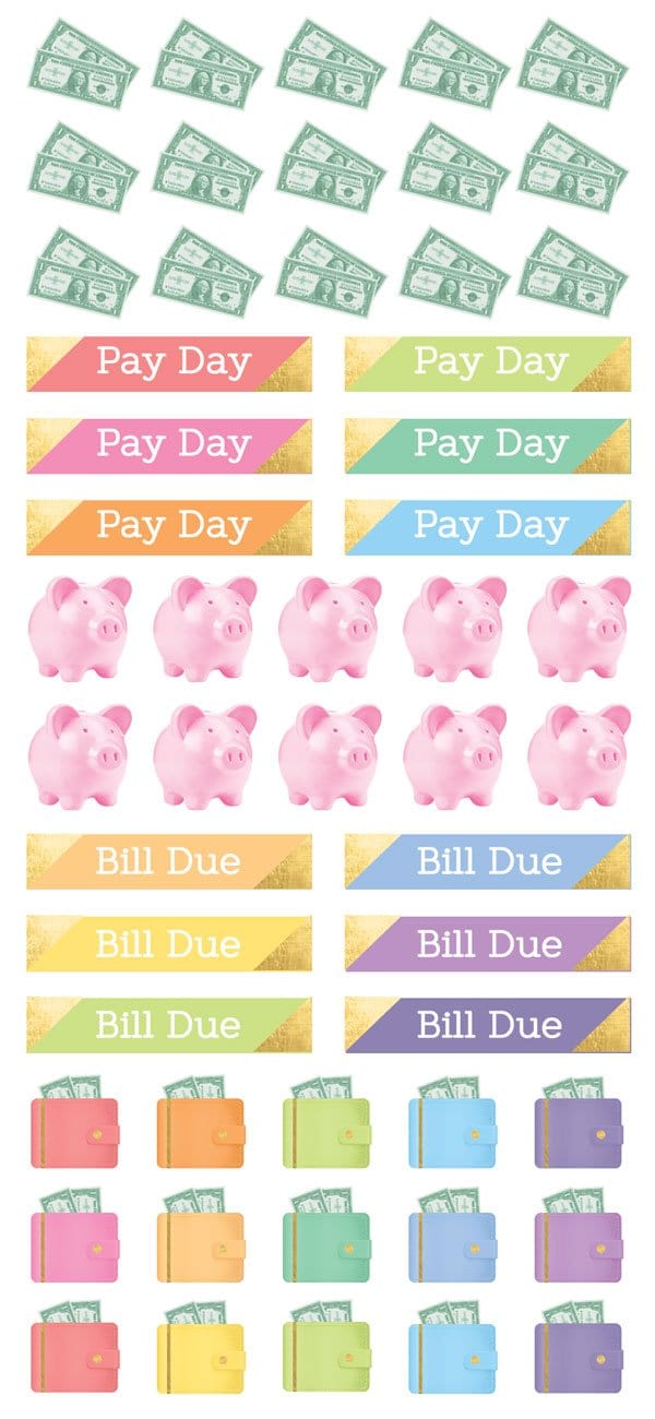  Planner Stickers - Budget、mySite、ghnorth