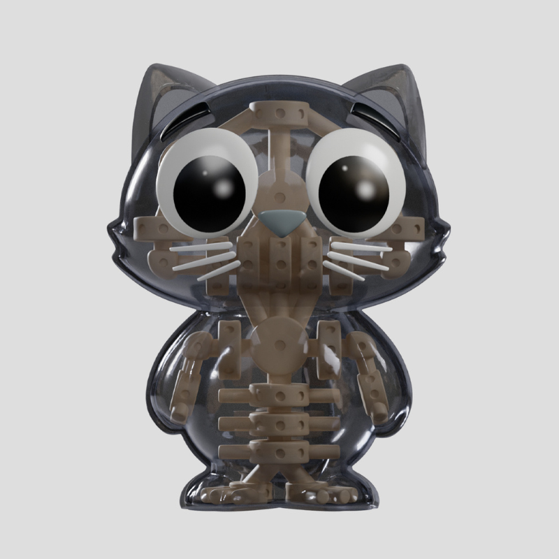  Kaleidos Creative Catscans (Bare Bones) Blind Box、mySite、greenlandpopulation